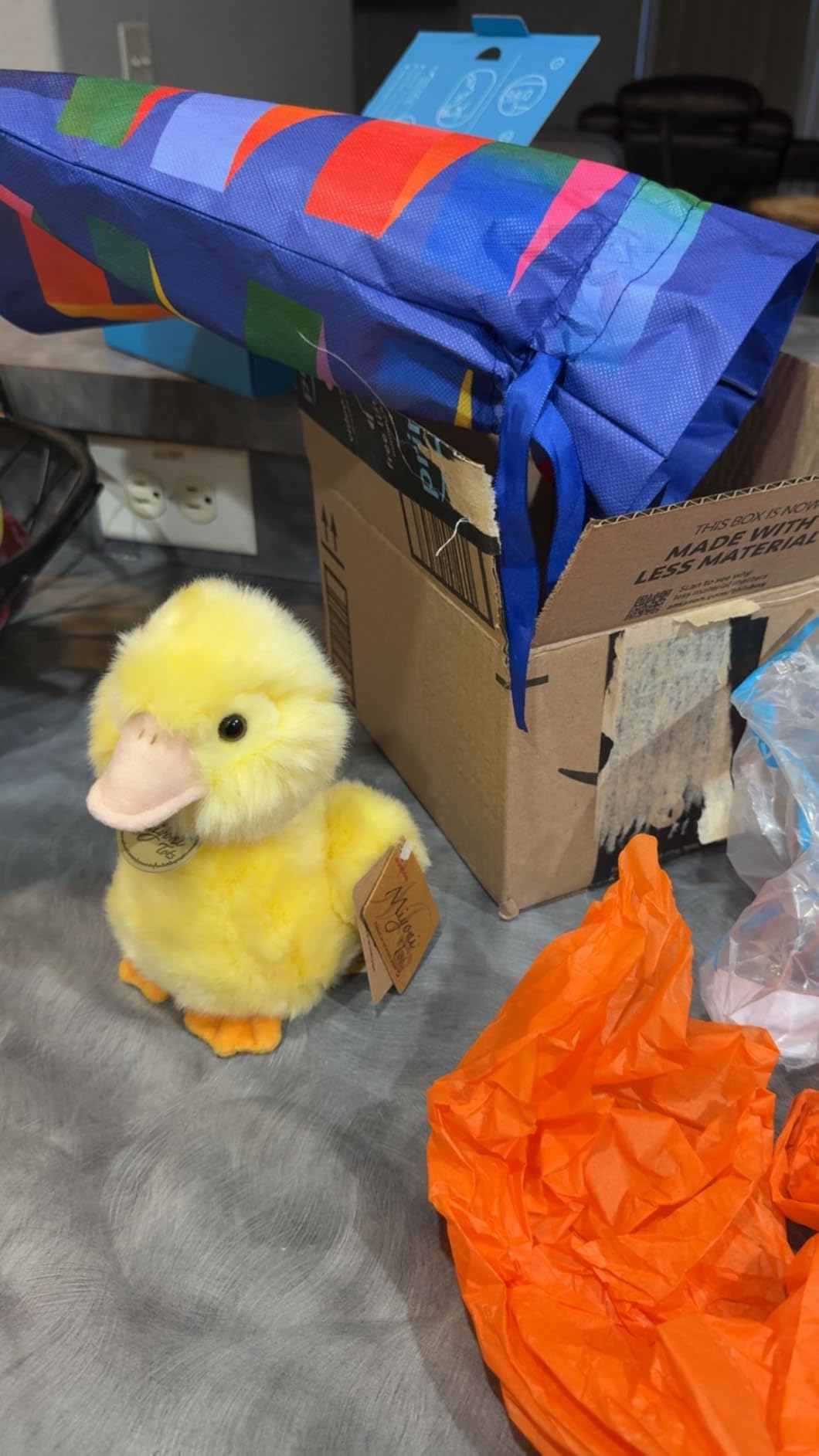 Aurora Adorable Miyoni Tots Duckling Stuffed Animal - Lifelike Detail - Cherished Companionship - Yellow 7.5 Inches customer photo 2