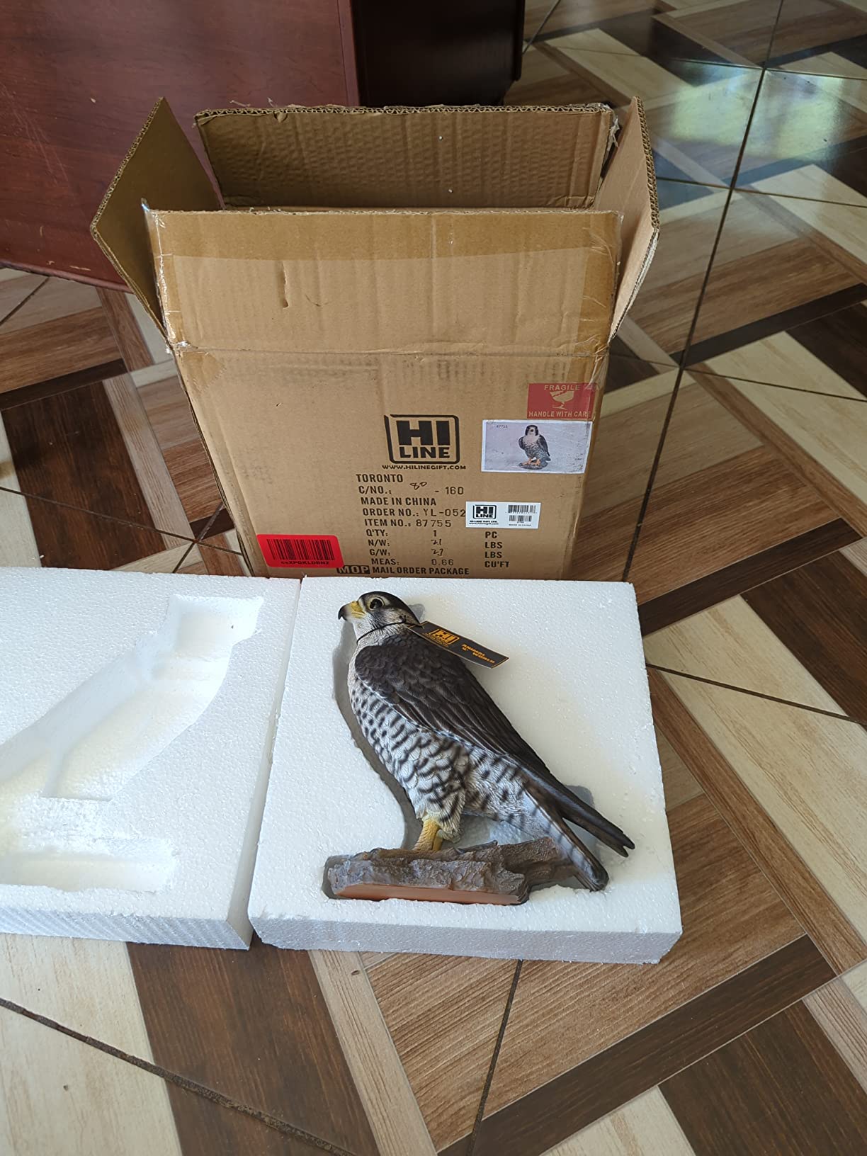 Hi-Line Gift Ltd Peregrine Falcon Statue customer photo 2