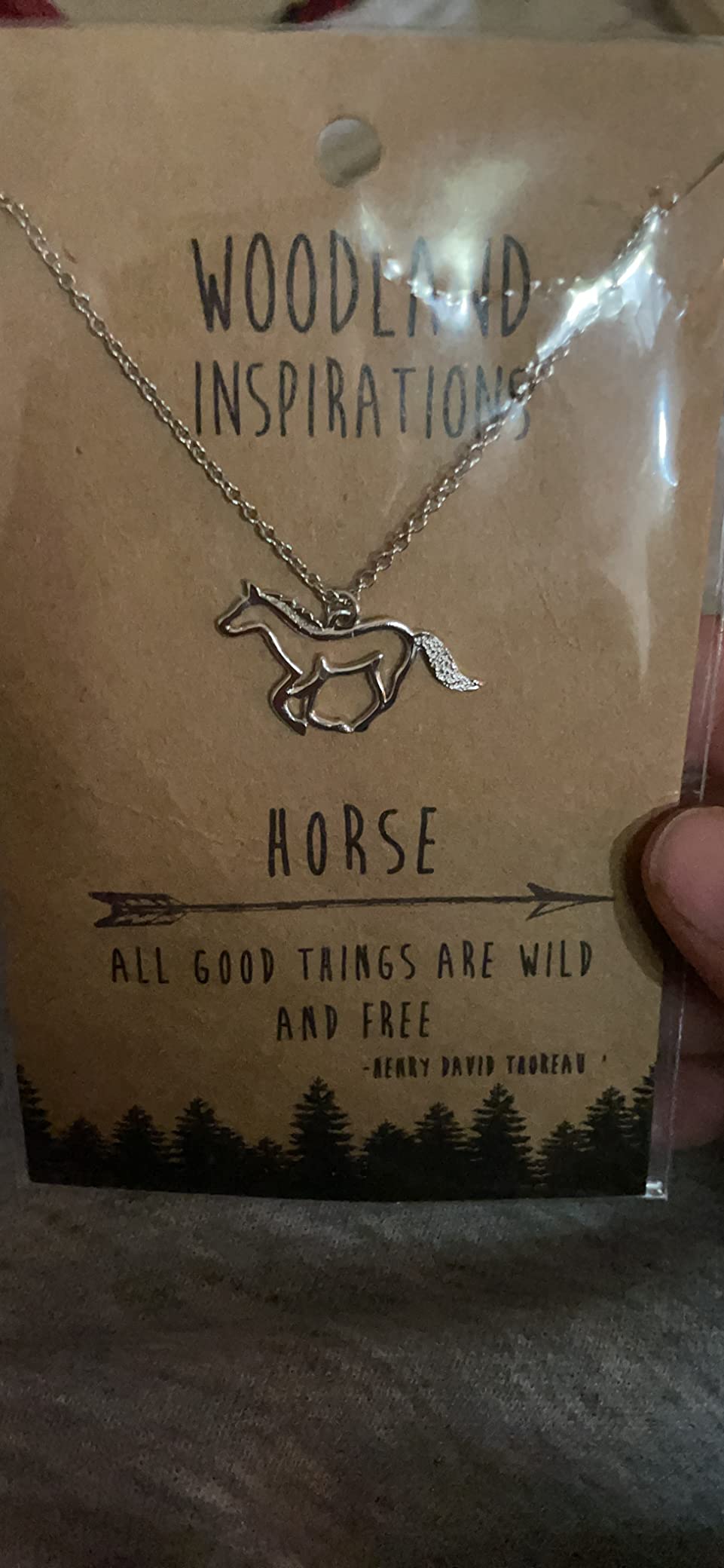 Shag Wear Women's American Woodland Nature Inspire Pendant Pewter Necklaces customer photo 2