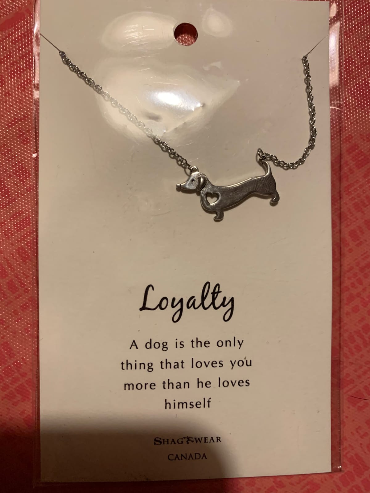 Shag Wear Women's Genuine Pewter Animal Pendant Necklace with Inspirational Message Quote customer photo 1