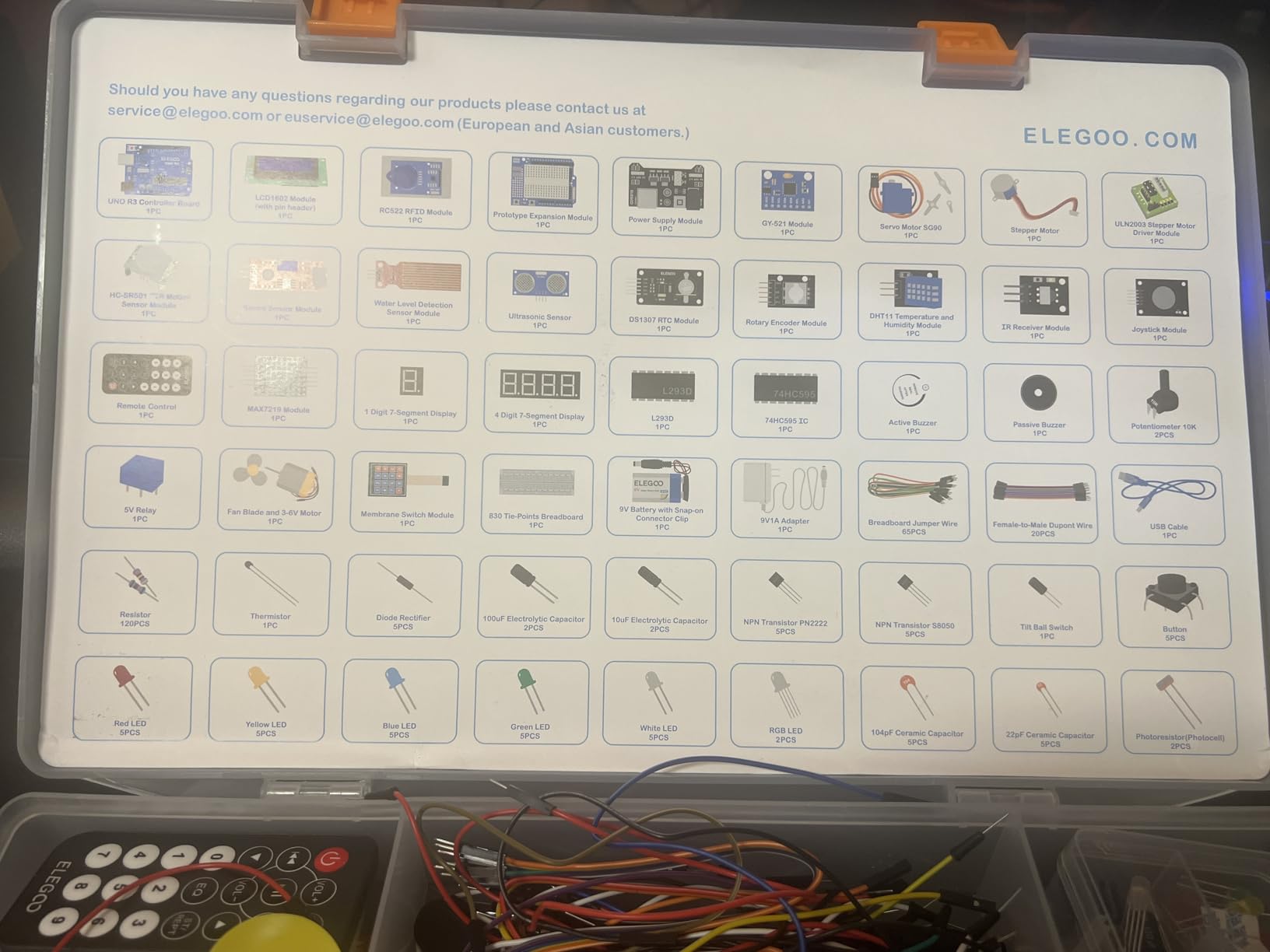 ELEGOO UNO R3 Project Most Complete Starter Kit, Compatible with Arduino | 200+ Components customer photo 2