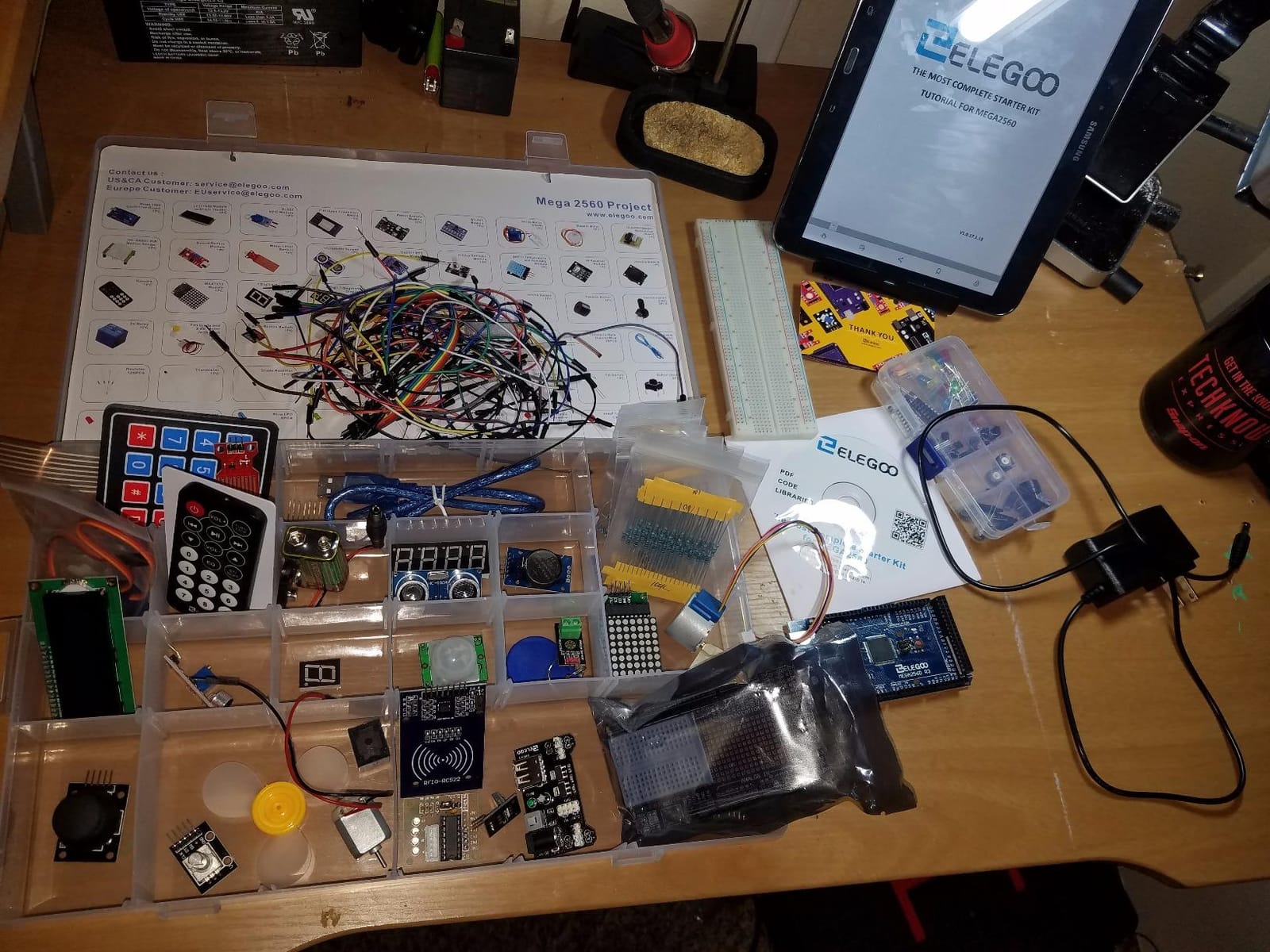 ELEGOO Mega 2560 R3 Project The Most Complete Starter Kit with Tutorial | Compatible with Arduino IDE, Ultimate Starter Kit with PDF Tutorial, 35+ Guided Projects, 200+ Components customer photo 2