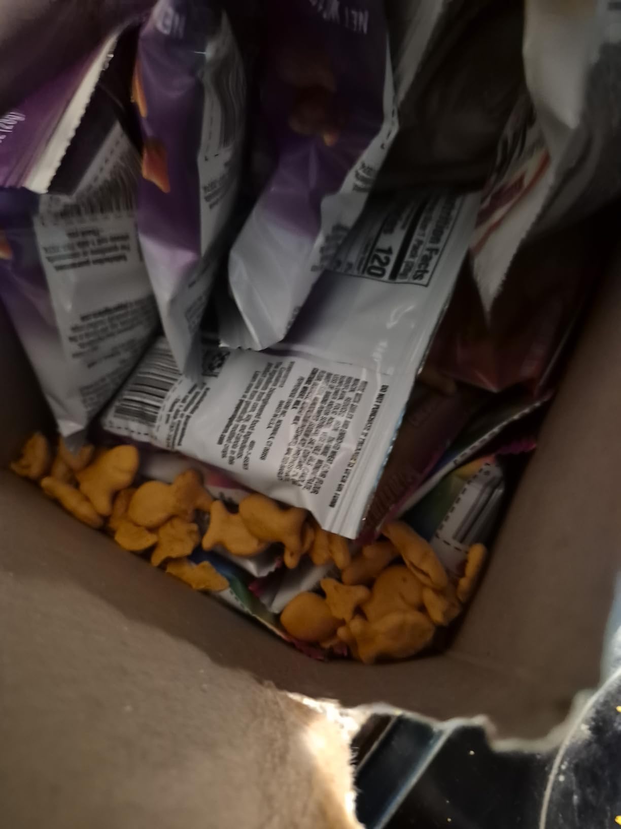 Goldfish Crackers Big Smiles Variety Pack with Cheddar, Colors, and Pretzels, Snack Packs, 30 Ct customer photo 2