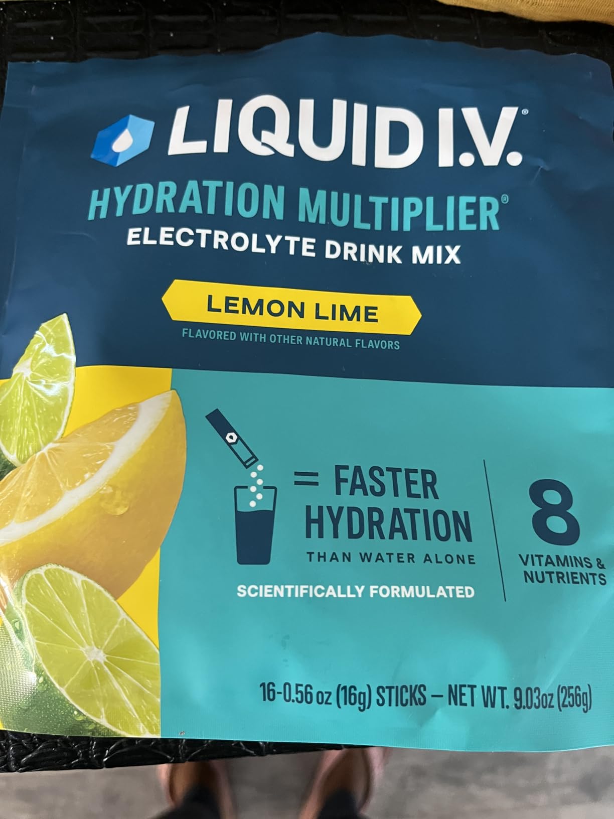 Liquid I.V.® Hydration Multiplier - Lemon Lime | Electrolyte Powder Drink Mix | 1 Pack (16 Servings) customer photo 1