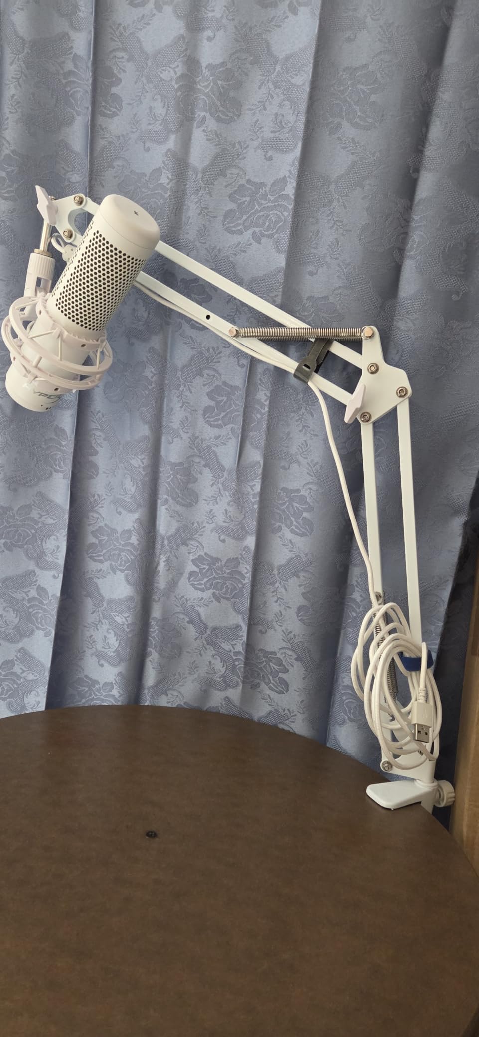 InnoGear Boom Arm Microphone Mic Stand for Blue Yeti HyperX QuadCast SoloCast Snowball Fifine Shure SM7B and Other Mic, Black customer photo 1