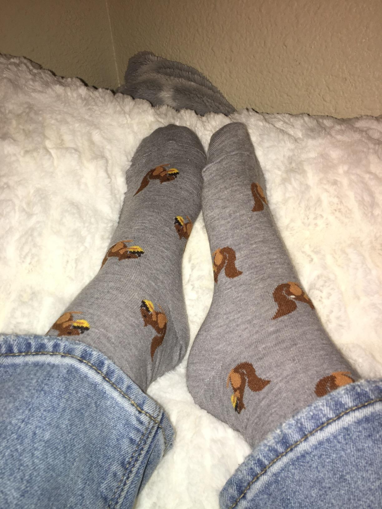 Good Luck Sock Women's Squirrels Socks, Adult customer photo 1