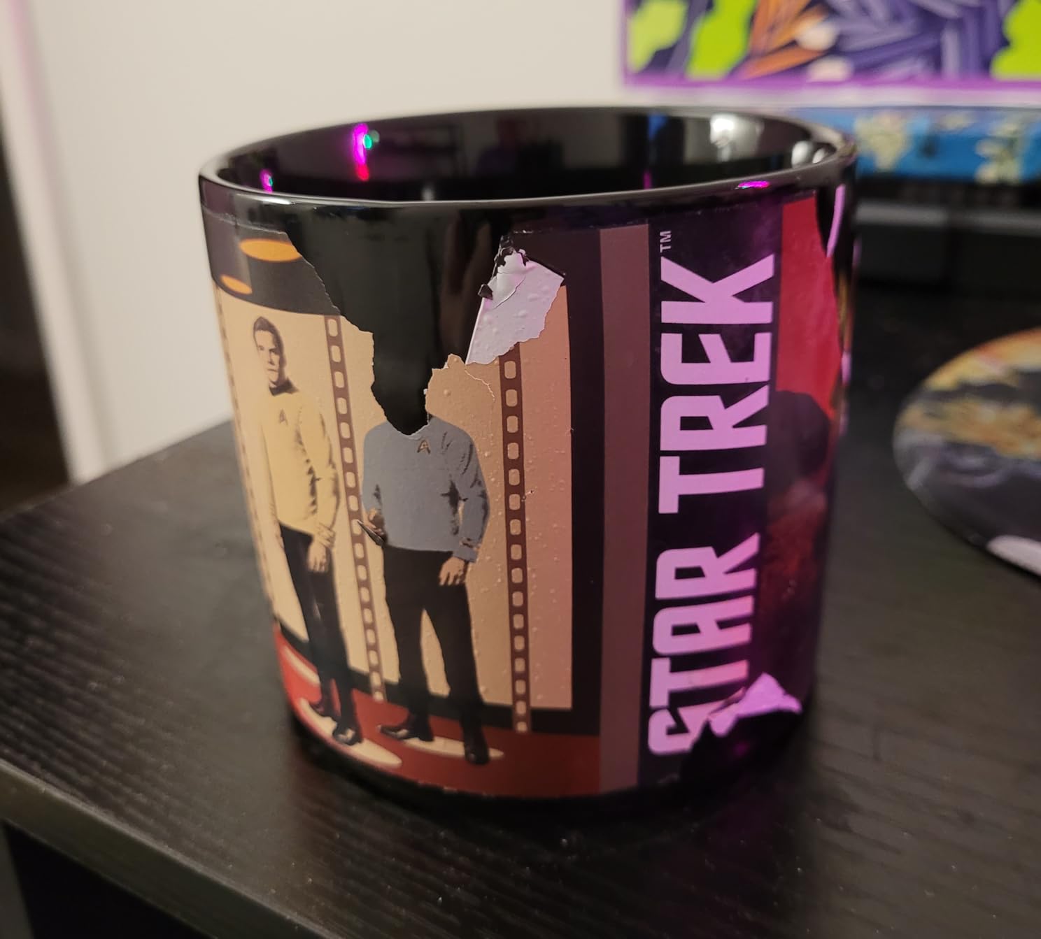 Unemployed Philosophers Guild Star Trek Transporter Heat Transforming Mug - Hot Coffee Beams Down Kirk, Spock, McCoy, and Uhura, 14oz customer photo 2