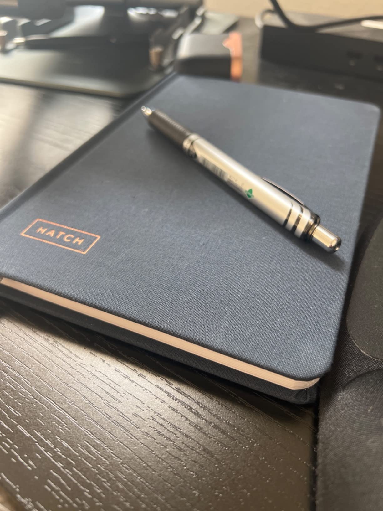 Hatch Notebook - Idea Journal & Project Planner - Slate Gray | 3-step brainstorming and project planning notebook for entrepreneurs & business owners; 160 pages, 5.75 x 8.25 in customer photo 2