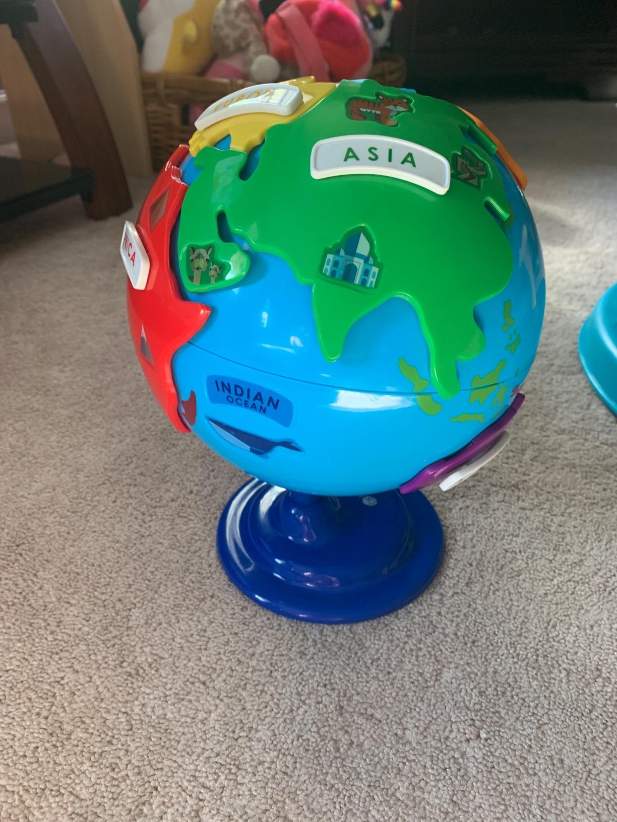 Learning Resources Puzzle Globe - Earth Montessori Toys, Preschool Classroom Must Haves, STEM World Puzzles, Educational Geography Games, Fine Motor Skills, Gifts for Boys and Girls customer photo 2