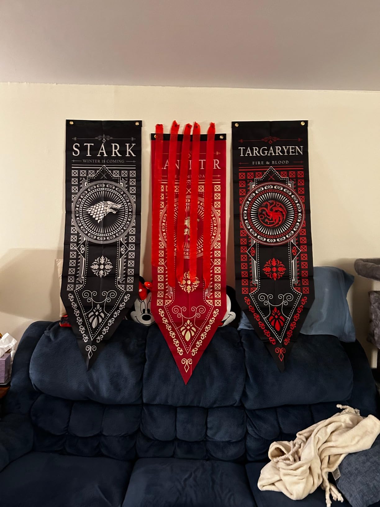 Game of Thrones House Banner 3pk, House Stark, Targaryen, Lannister customer photo 1
