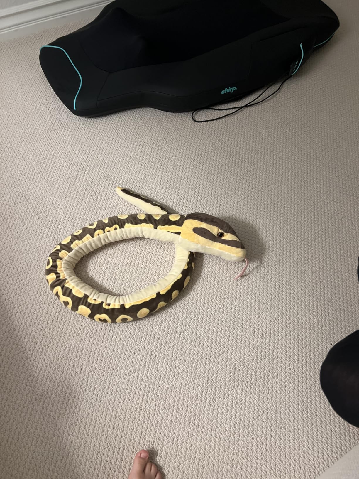 Wild Republic Snakes, Snake Plush, Stuffed Animal, Plush Toy, Gifts for Kids, Ball Python, 54
