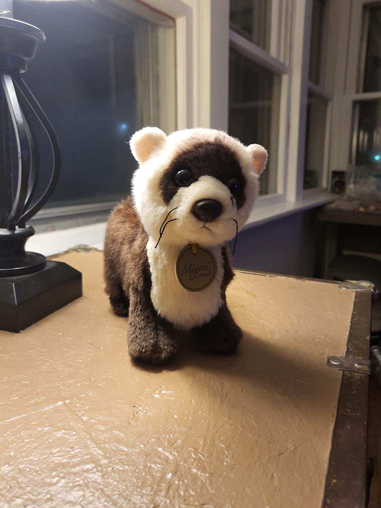 Aurora Realistic Miyoni Black Footed Ferret Stuffed Animal - Lifelike Details Make a Cherished Companion - Perfect for Decorating Bedrooms or Classrooms - Brown 10.5 Inches customer photo 2