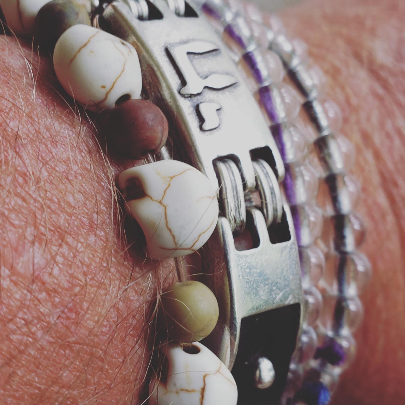 Genuine Leather Shema Israel Bracelet Men Boys Adjustable Jewish Gift | Genuine leather and pewter charm bracelet worn as a daily statement of Jewish identity and pride customer photo 1