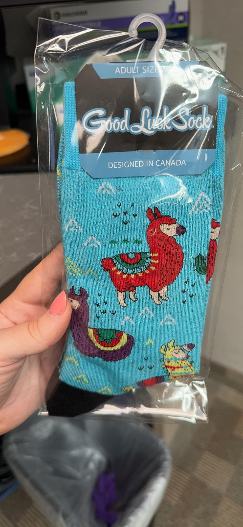 Good Luck Sock Men's Animal & Wildlife Socks, Adult customer photo 1