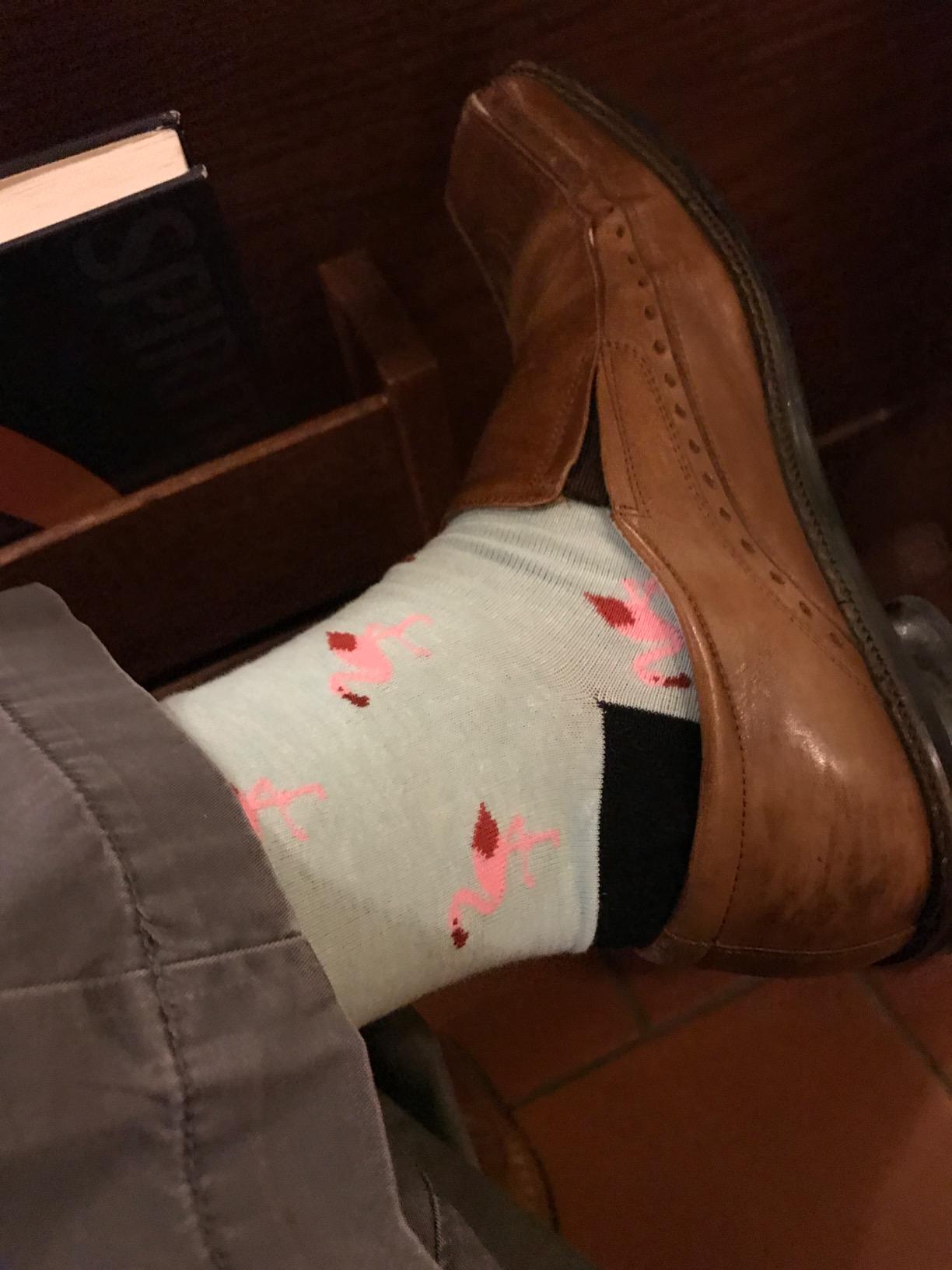 Good Luck Sock Men's Bird Socks, Adult customer photo 1