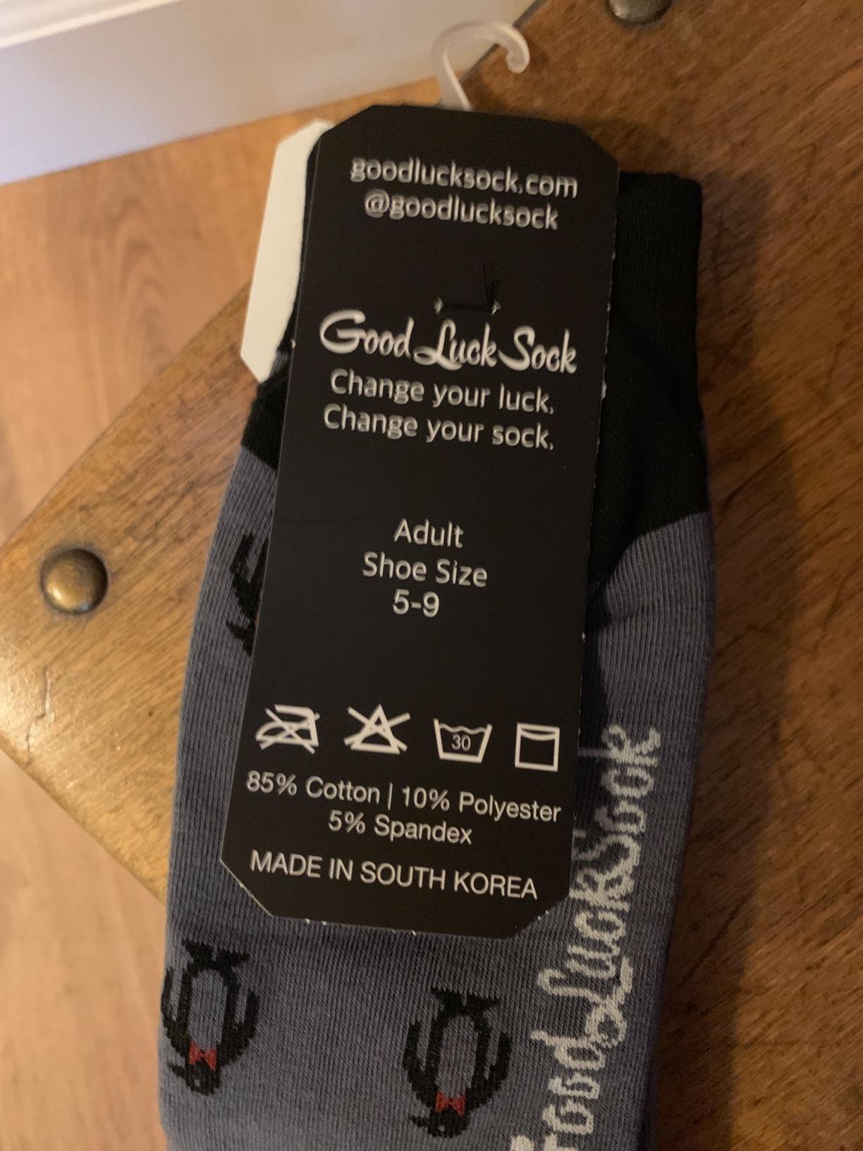 Good Luck Sock Men's Bird Socks, Adult customer photo 2