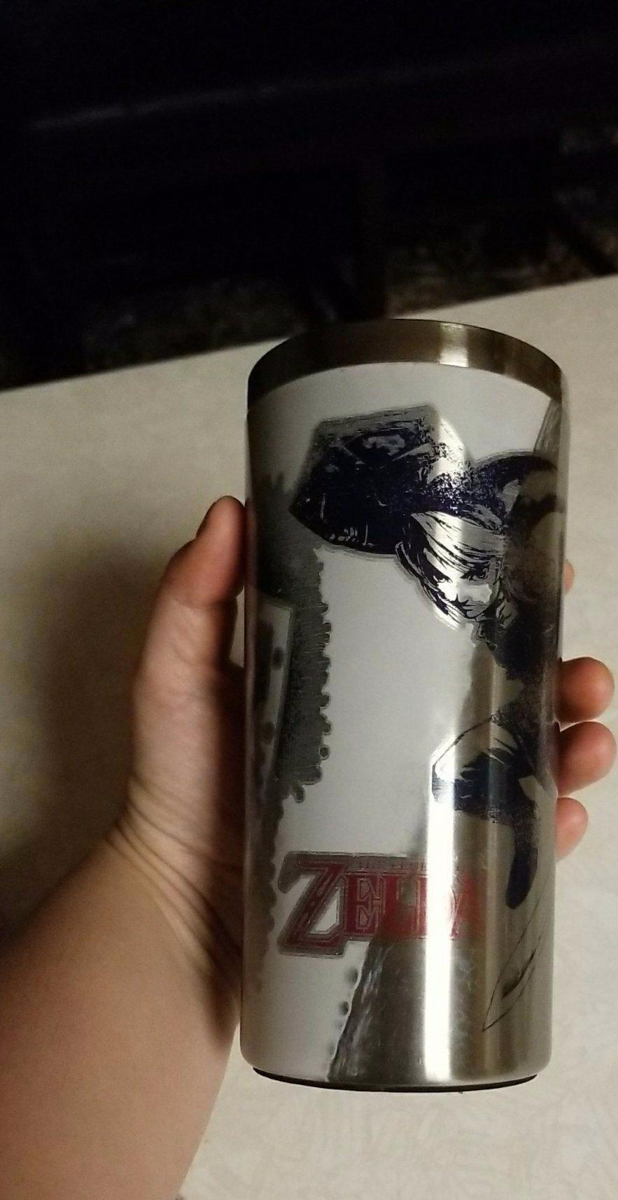Paladone The Legend of Zelda Metal Tumbler, Double-Walled Stainless Steel Travel Mug, Gifts for Legend of Zelda Gamers customer photo 1