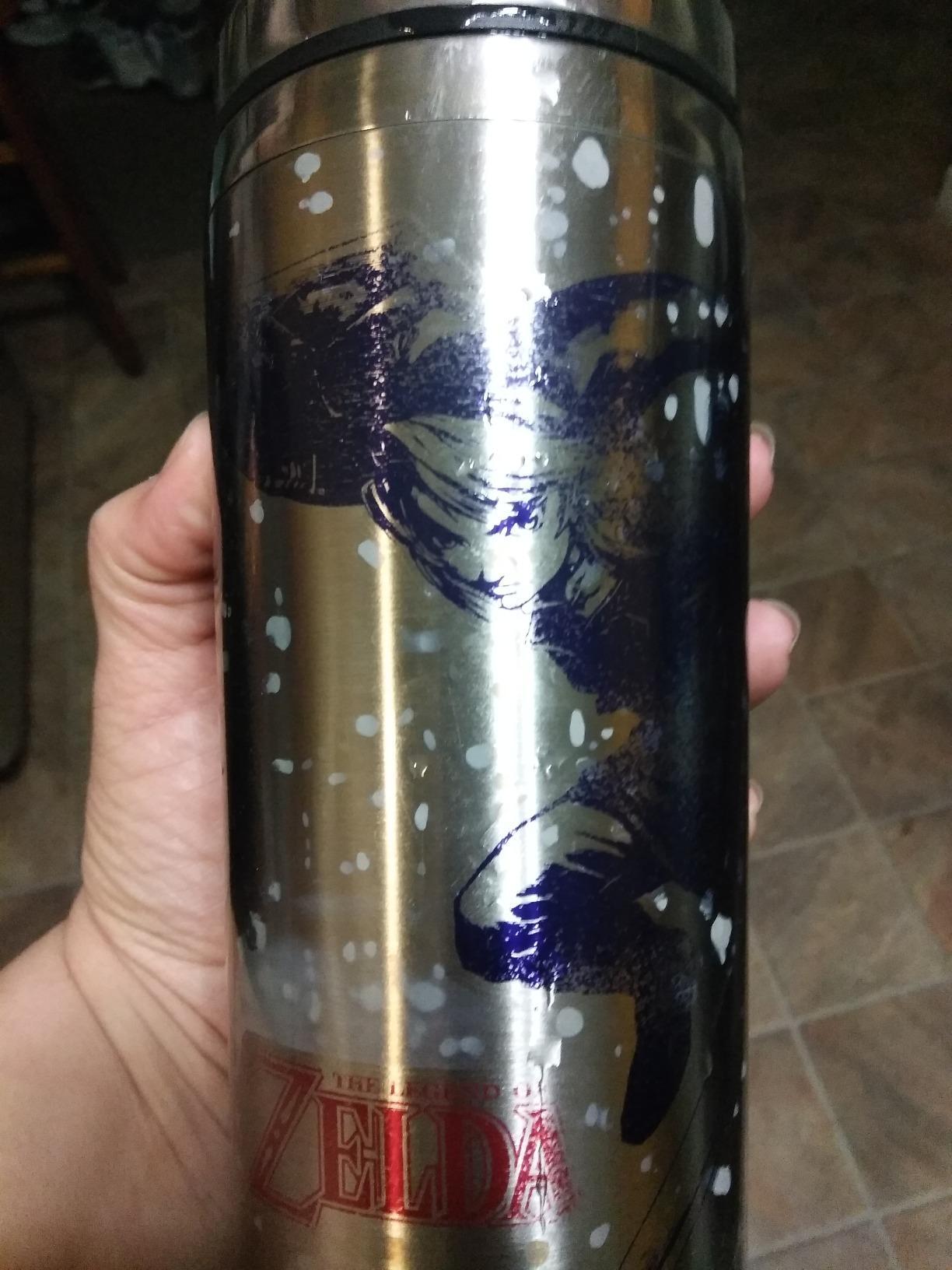 Paladone The Legend of Zelda Metal Tumbler, Double-Walled Stainless Steel Travel Mug, Gifts for Legend of Zelda Gamers customer photo 2