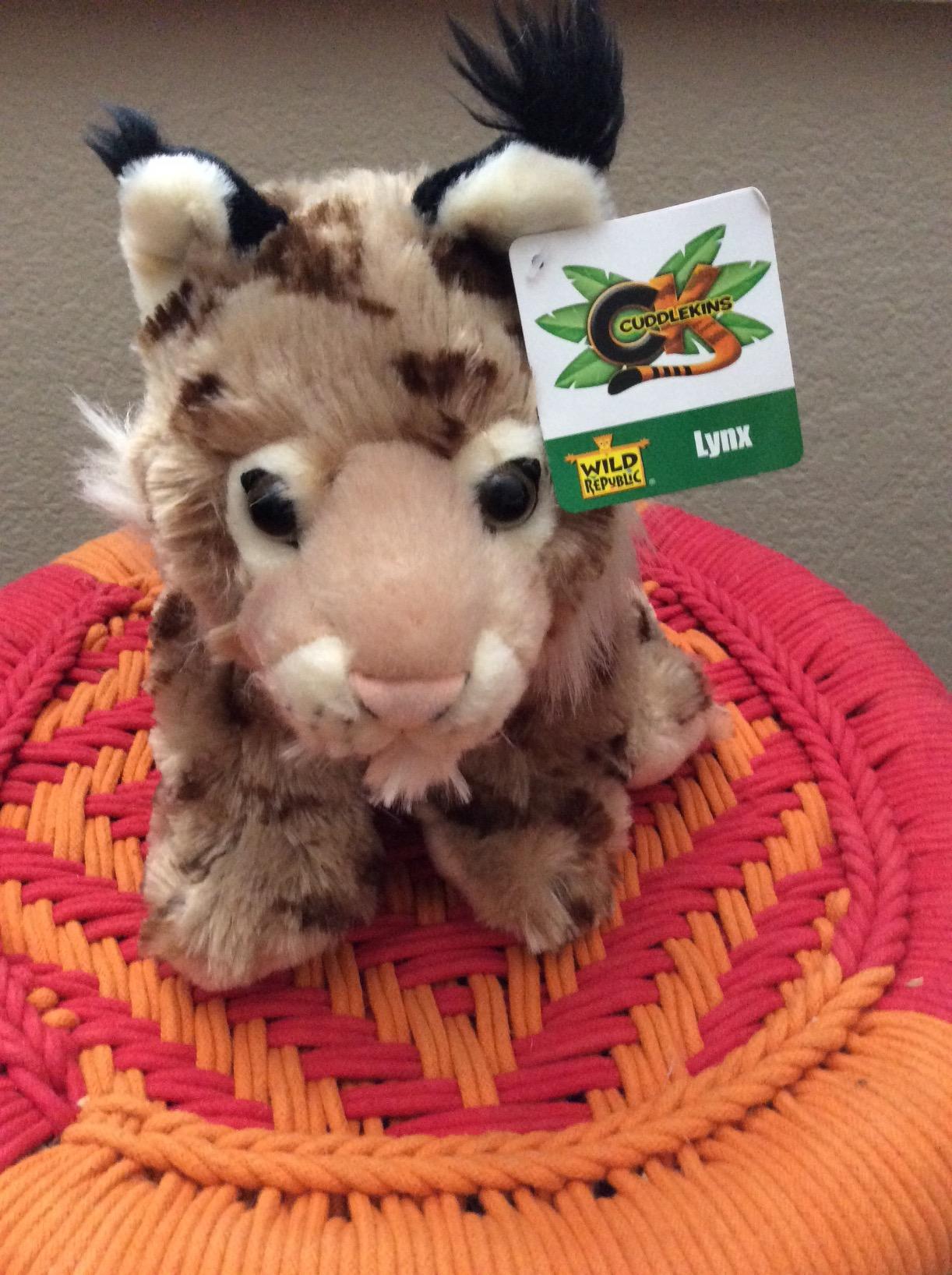 Wild Republic Lynx Baby Plush, Stuffed Animal, Plush Toy, Gifts for Kids, Cuddlekins, 8 inches customer photo 1