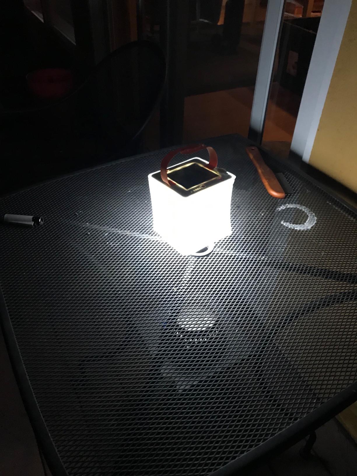 LuminAID Nova Inflatable Solar LED Lantern 75 Lumens Waterproof for Camping Hiking Travel customer photo 1