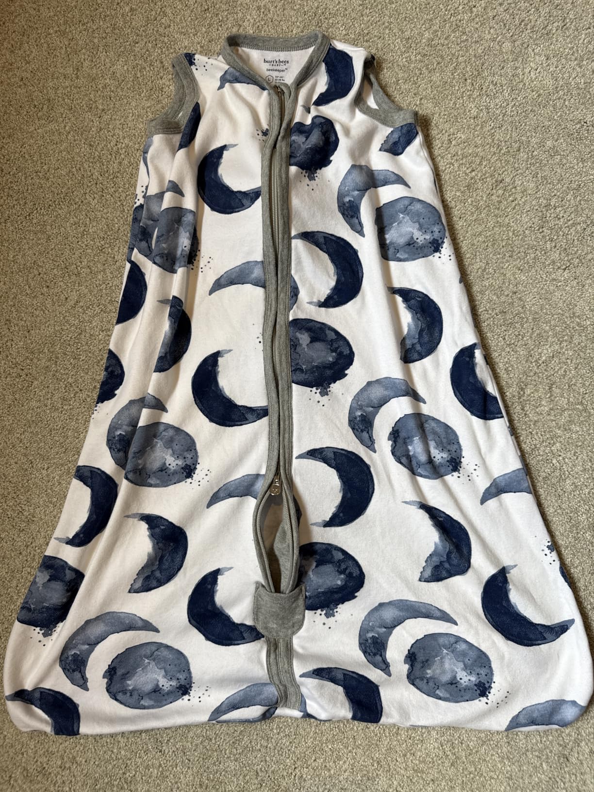 Burt's Bees Baby Infant Wearable Blanket, Organic Cotton Unisex Beekeeper - Light Weight 0.5 TOG or Medium Weight 1.5 TOG customer photo 2