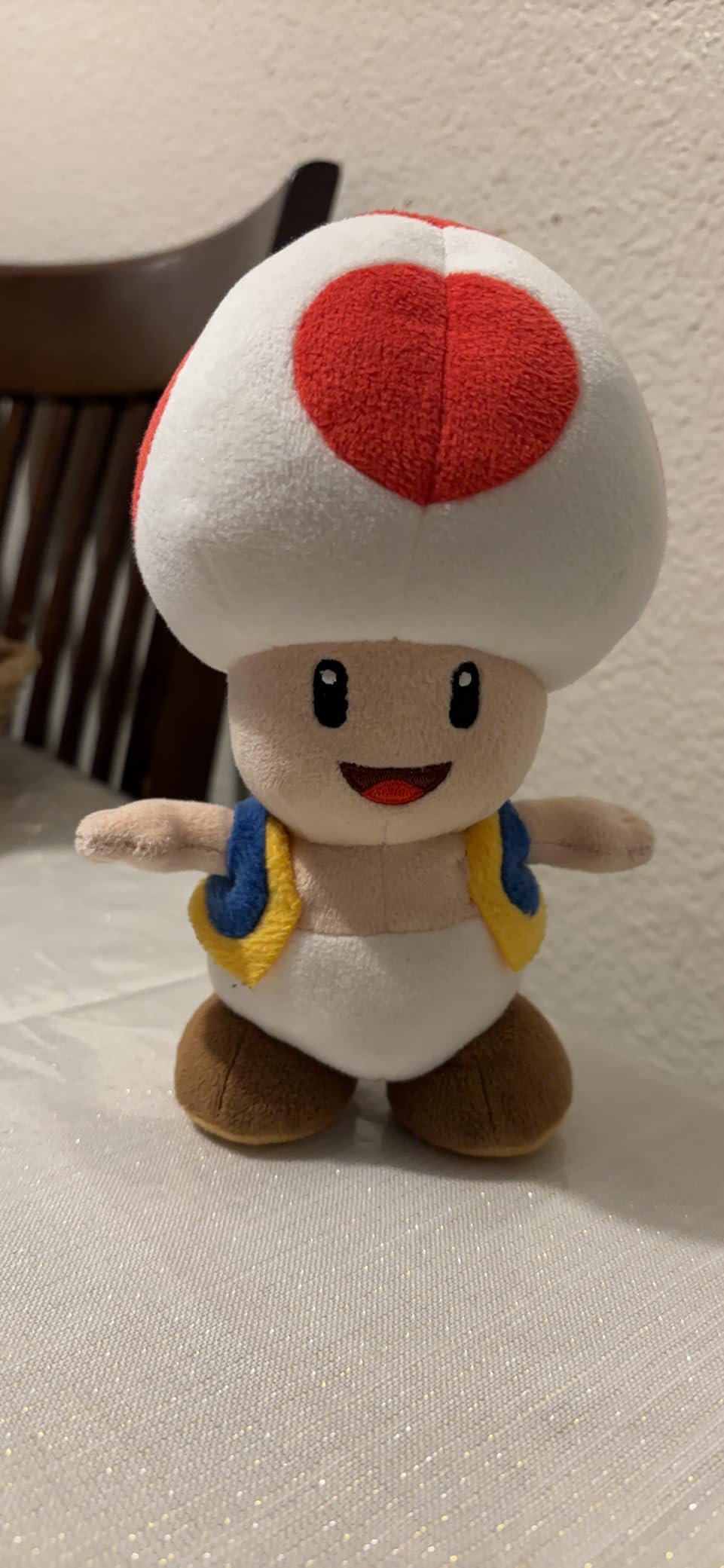 Little Buddy Super Mario All Star Collection 1417 Toad Stuffed Plush, Multicolored, 7.5