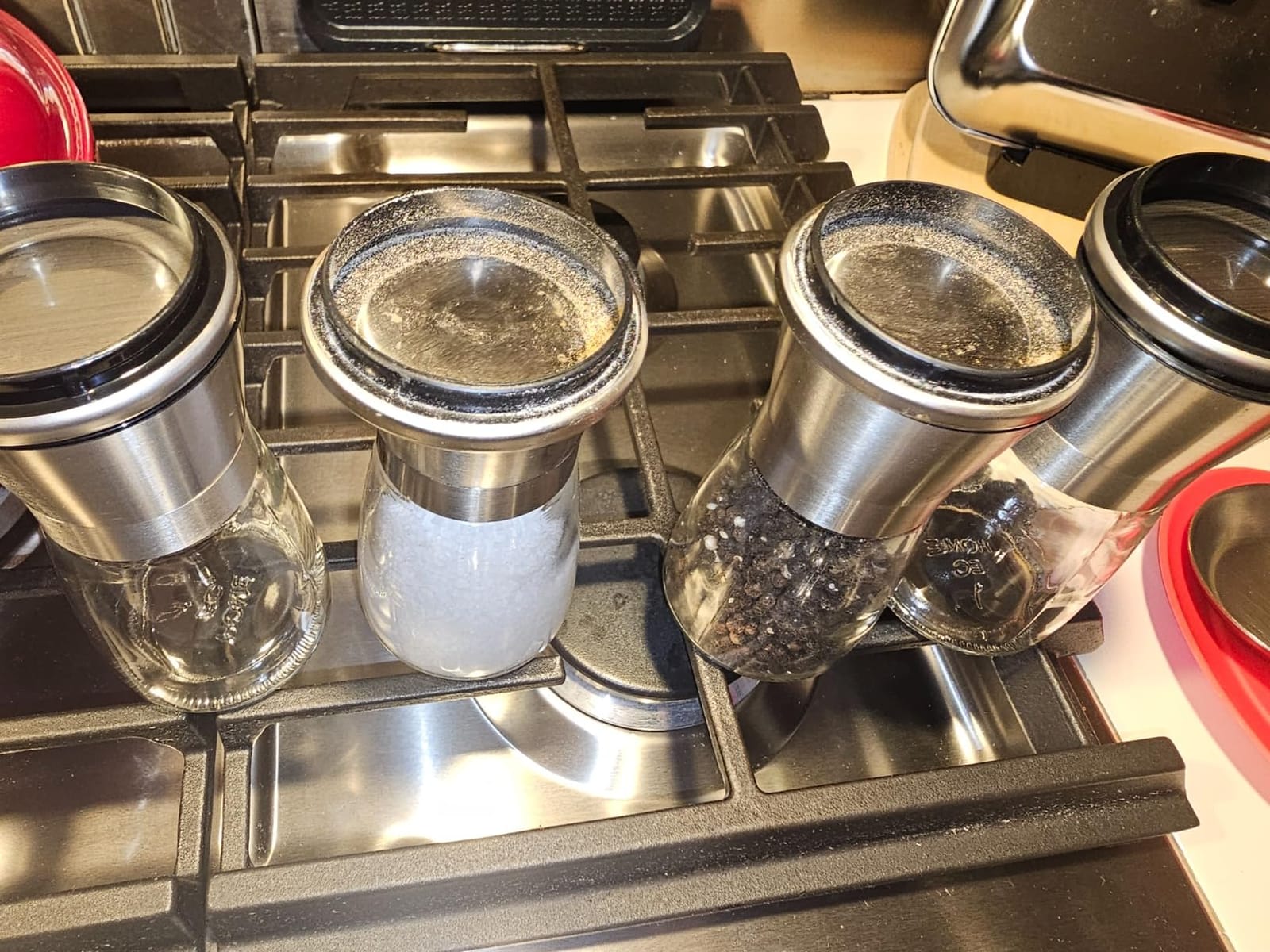 Home EC Original Stainless Steel Sea Salt and Pepper Grinder Set of 2 - Adjustable Coarseness customer photo 1