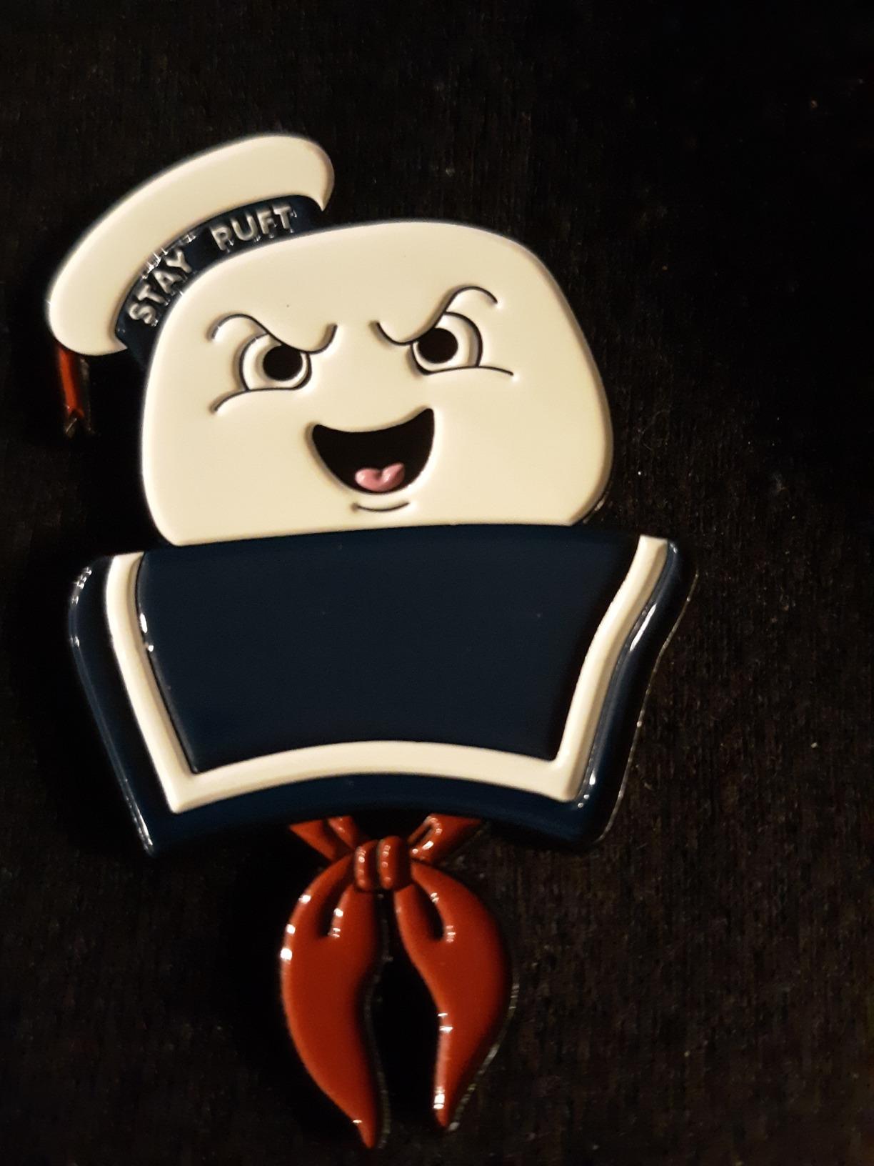 Ghostbusters Collectibles | Ghostbusters Stay Puft Marshmallow Man Enamel Collector Pin customer photo 1