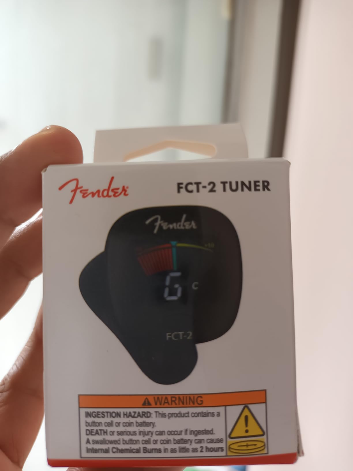 Fender FCT-2 Professional Multi-Instrument Clip-On Tuner for Guitar, Bass, Ukulele, and Violin customer photo 1