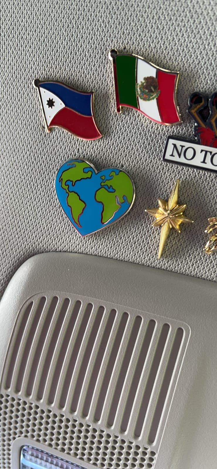 Pinsanity Earth Heart Enamel Lapel Pin customer photo 1