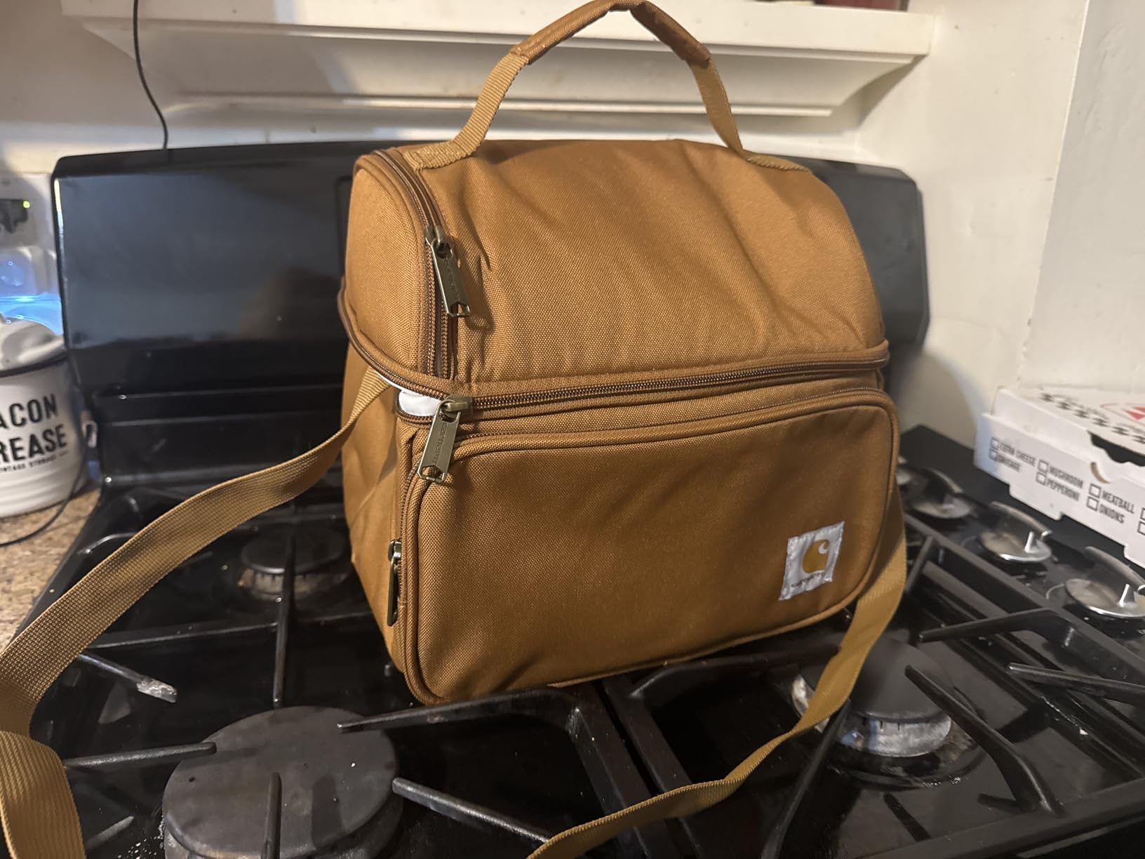 Carhartt Camping Cooler - Worksite Lunch Box, Soft Shell Lunch Bag for Construction Sites, Work and Everyday Use customer photo 2