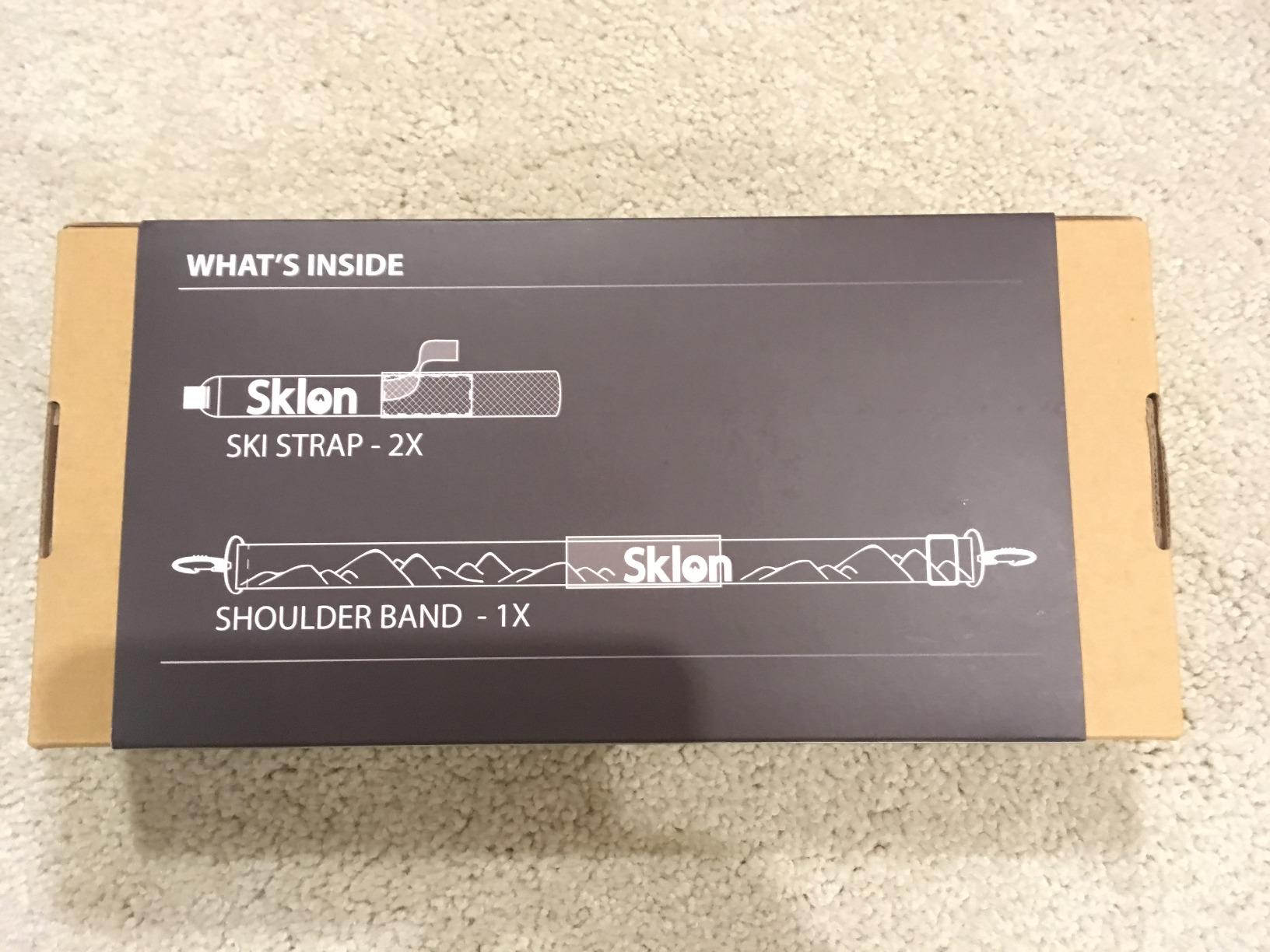 Sklon Ski Strap and Pole Carrier | Avoid the Struggle and Effortlessly Transport Your Ski Gear Everywhere You Go | Features Cushioned Shoulder Sling | Great for Families - Men, Women and Kids - Black customer photo 2