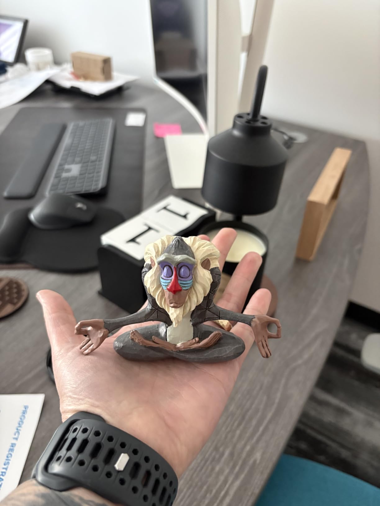 Enesco - 6000962 Disney Traditions by Jim Shore Lion King Rafiki Figurine, 3.1 Inch, Multicolor customer photo 1