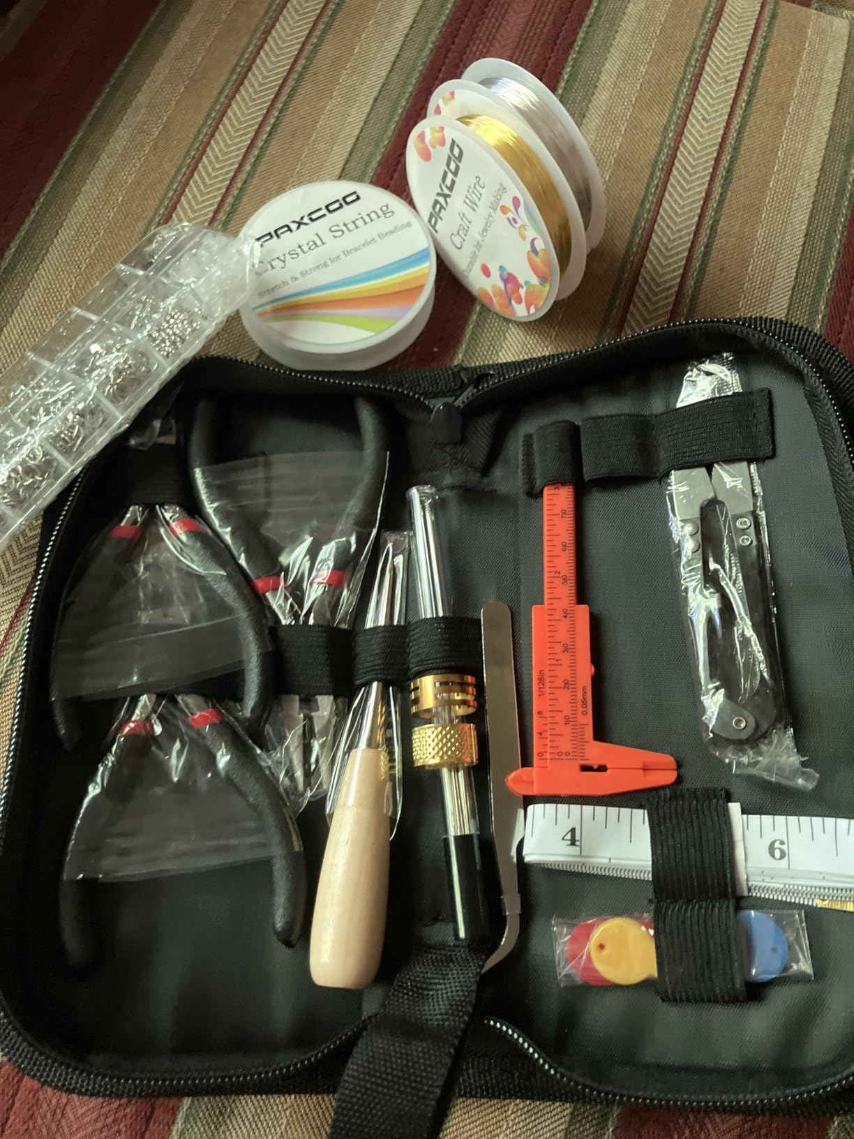 PAXCOO Jewelry Making Supplies Kit with Tools, Wires, Findings for Jewelry Repair and Beading customer photo 1