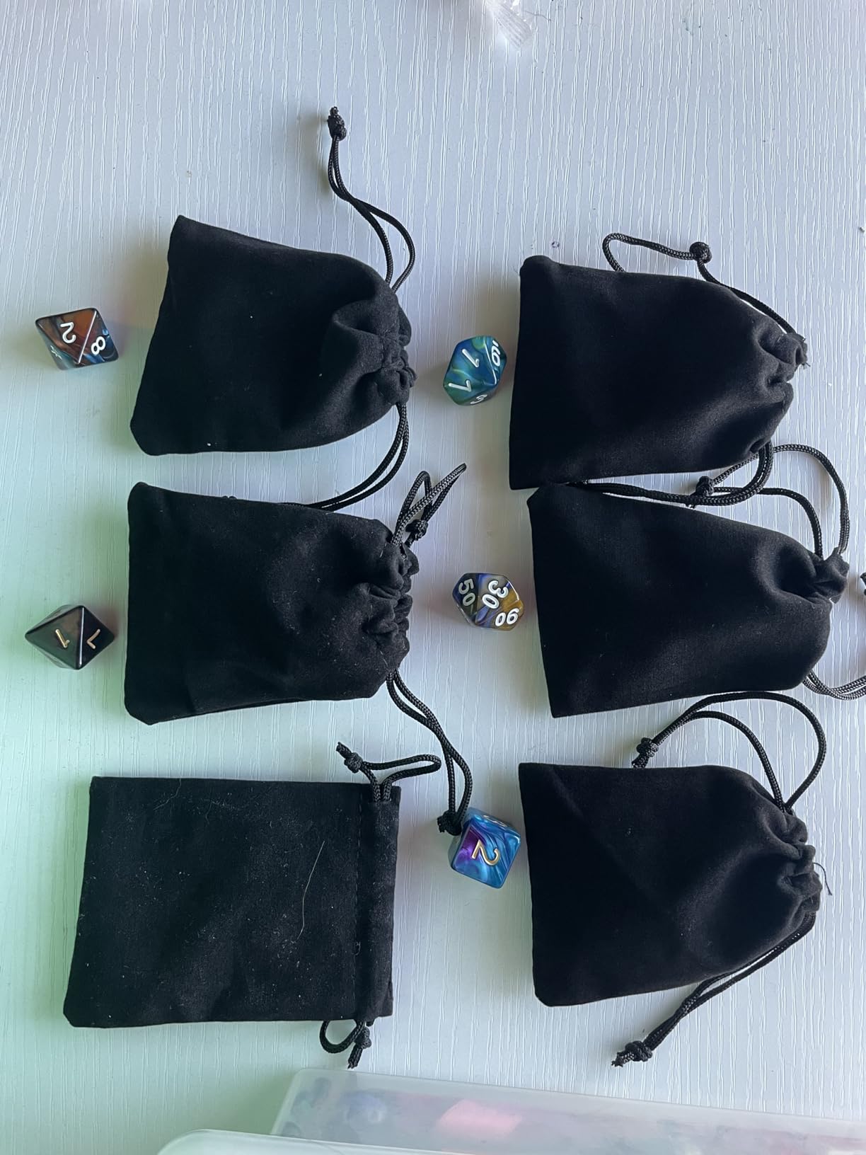 CiaraQ Polyhedral Dice Set - DND Role Playing Dice customer photo 2