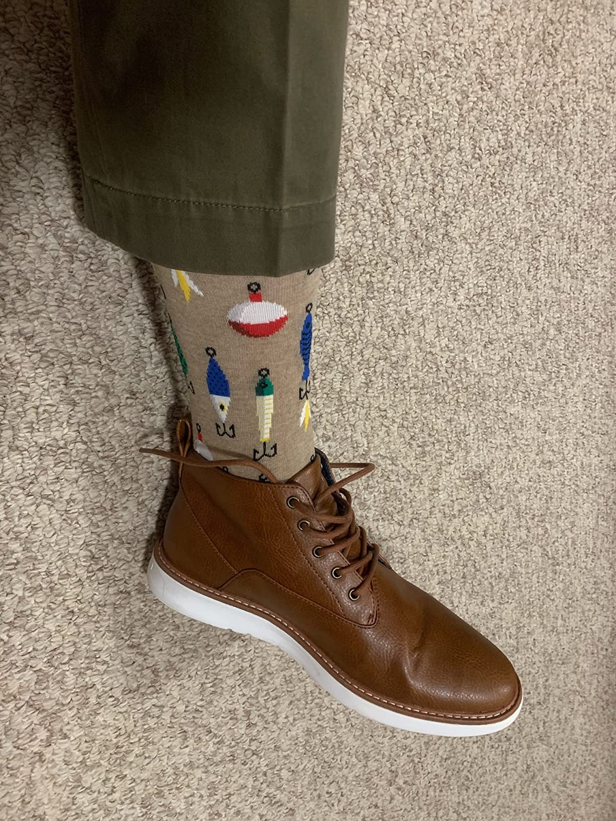 Men's Sealife Series Novelty Crew Casual Sock customer photo 1