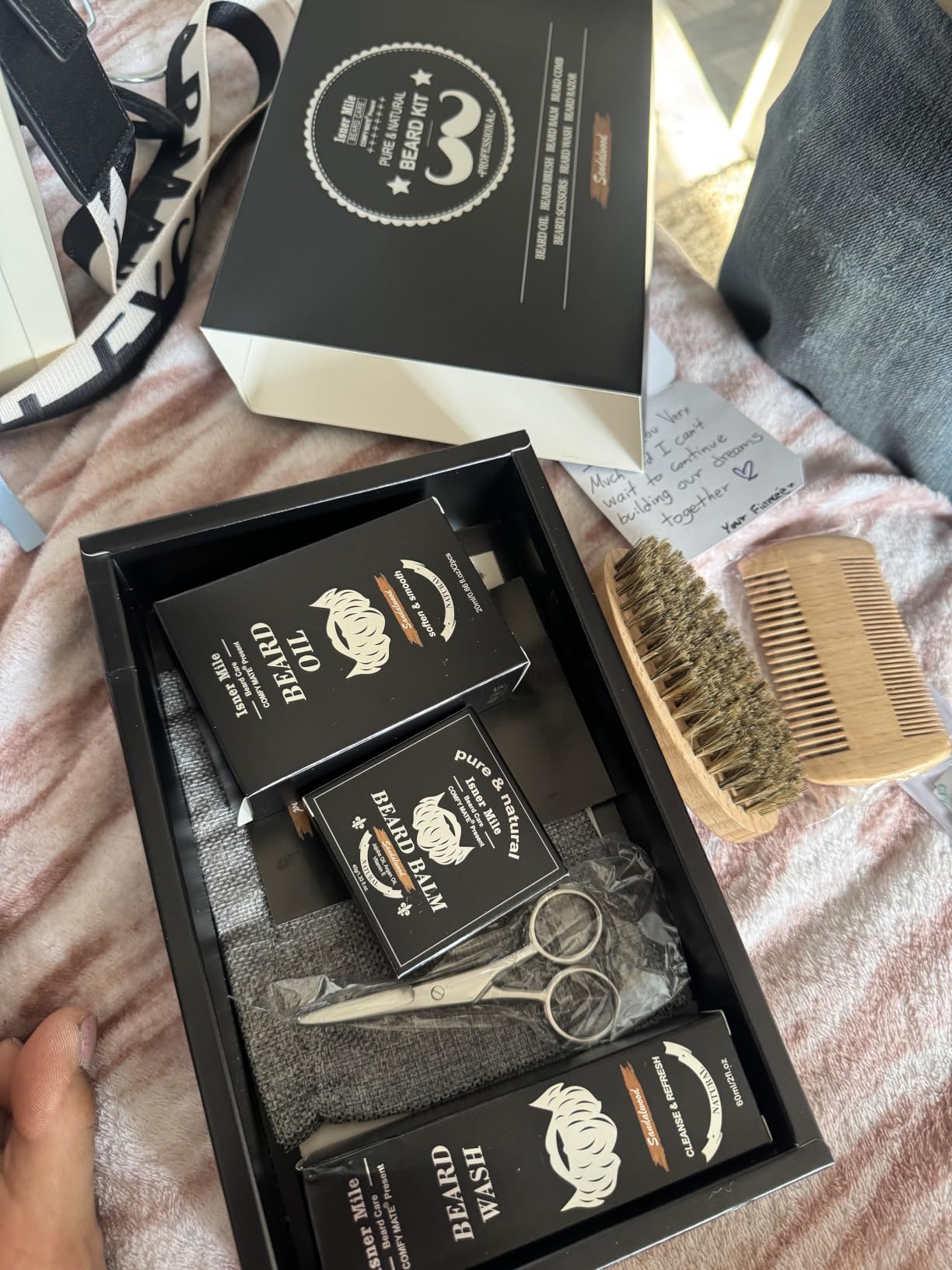Beard Kit Birthday Gifts for Men Grooming & Care w/ Wash, Brush, Balm, Comb customer photo 1