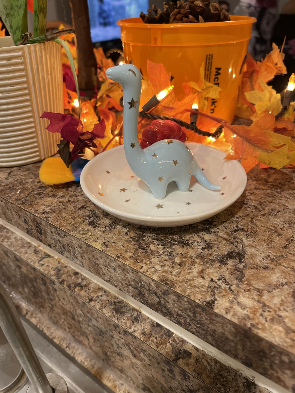 PUDDING CABIN Flamingo Gifts for Women Ring Holder for Jewelry, Pink Decor Flamingo Gift for Women Girls Friend Her Mom Mothers Day Birthday Christmas Thanksgiving Valentines customer photo 2