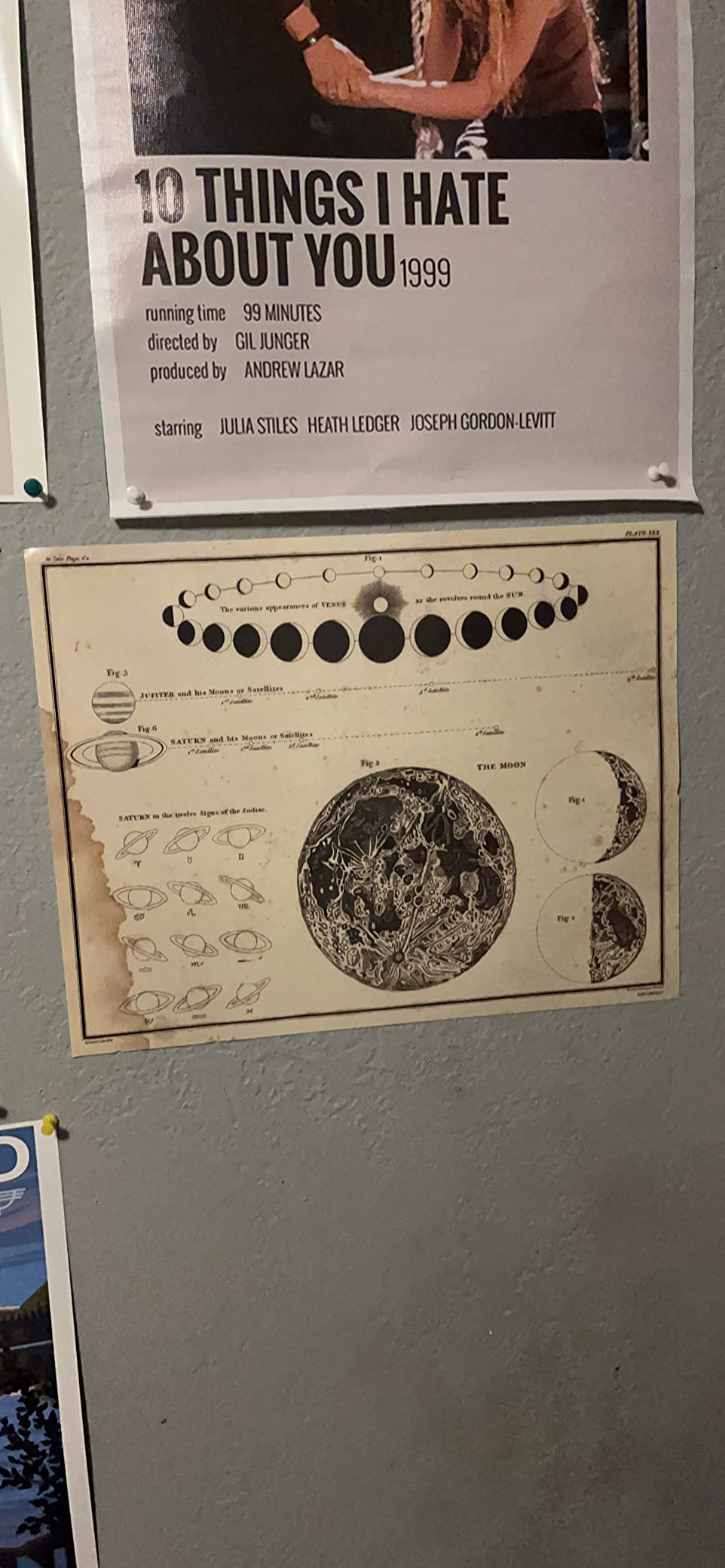 Celestial Phases Astronomy 11x14 Unframed Print - Vintage Space Wall Art, Dark Academia Astronomy Poster for Astronomers, Science Enthusiasts, and Home or Study Décor customer photo 1