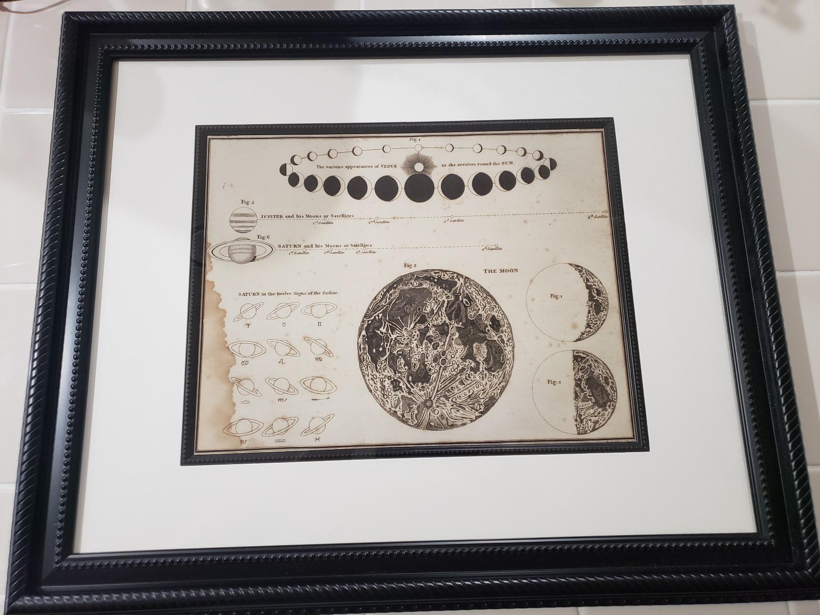 Celestial Phases Astronomy 11x14 Unframed Print - Vintage Space Wall Art, Dark Academia Astronomy Poster for Astronomers, Science Enthusiasts, and Home or Study Décor customer photo 2
