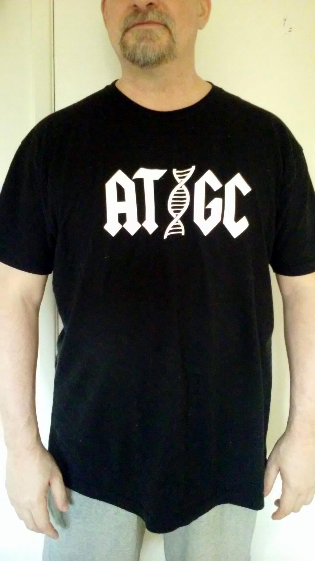 ATGC | Funny Chemistry Chemist Biology Science Teacher DNA T-Shirt for Men Women customer photo 1