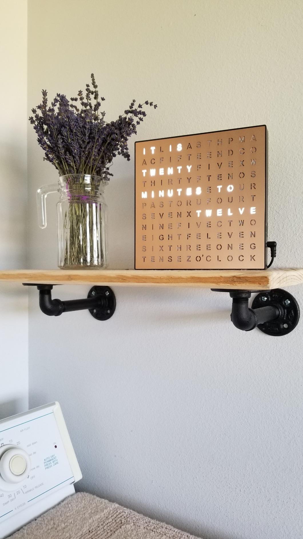 Sharper Image LED Word Digital Clock, 7.75