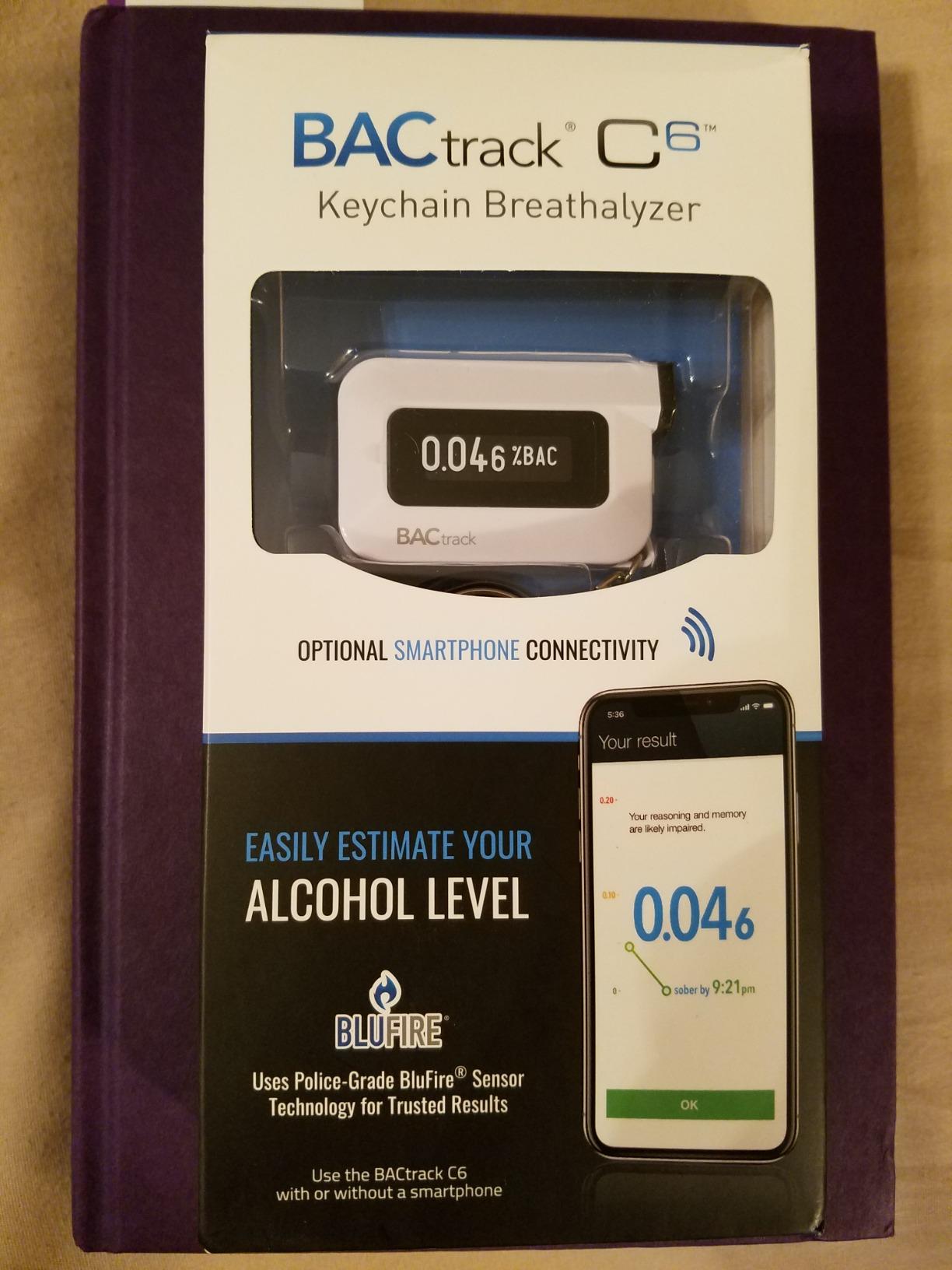 BACtrack C8 Breathalyzer | BAC Alcohol Tester | Optional App | Portable Alcohol Test for Home & Personal Use | 3 Mouthpieces Included customer photo 2