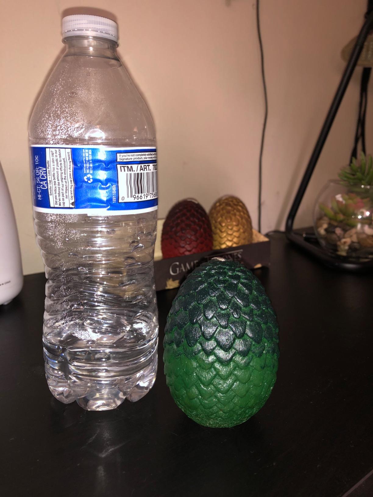 Game of Thrones Dragon Egg Replica Candles, Set of 3 - Officially Licensed Merchandise - Gift for GoT, House of The Dragon, Iron Flame, Romantasy Book Fans, Men, Women - Unscented, 2.5