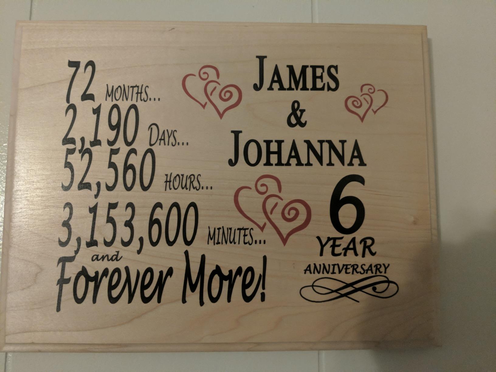 35th Anniversary Sign Gift Personalized Names 35 Year Wedding Anniversary Present by Year for Wife Husband Couple - Solid Wood - Made in the USA customer photo 2
