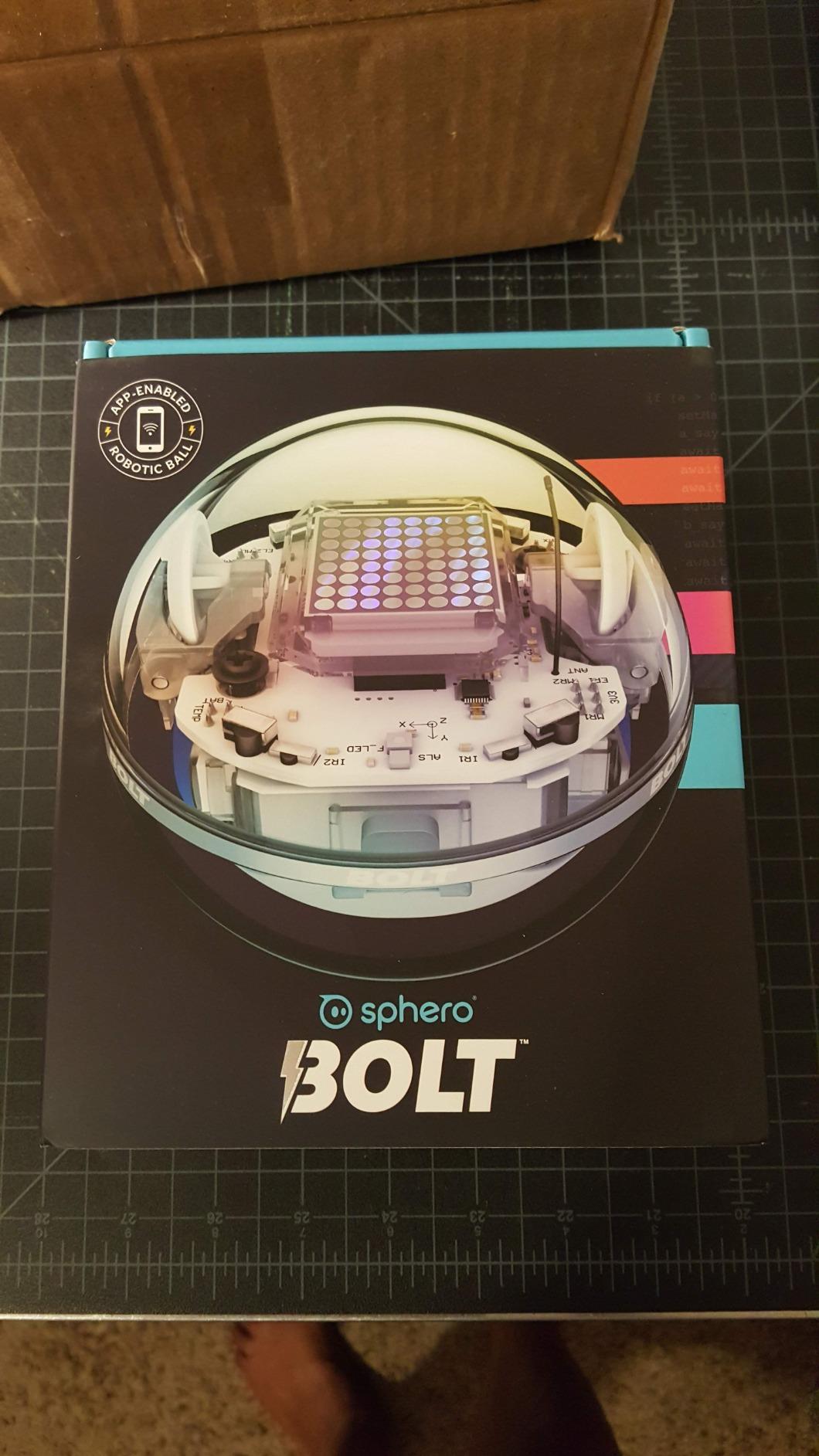 Sphero Bolt Coding Robot Ball, Ages 8+ | Beginner to Advanced Programming, Draw, Blocks, Javascript, or Python customer photo 2