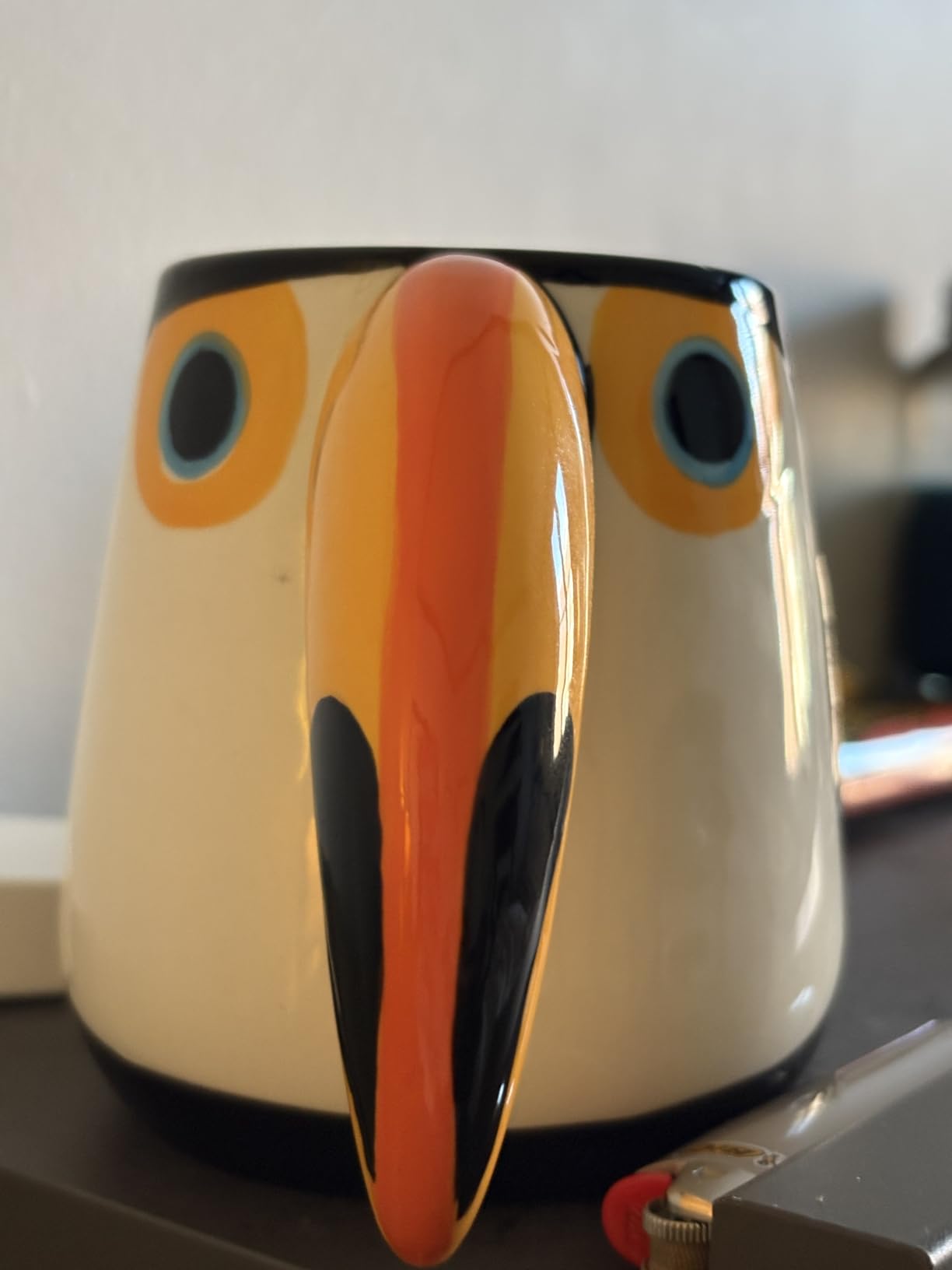Thumbs Up UK - Fun Novelty Narwhal Ceramic Mug with Handle - Perfect for Home and Office - 10 fl. Oz customer photo 1