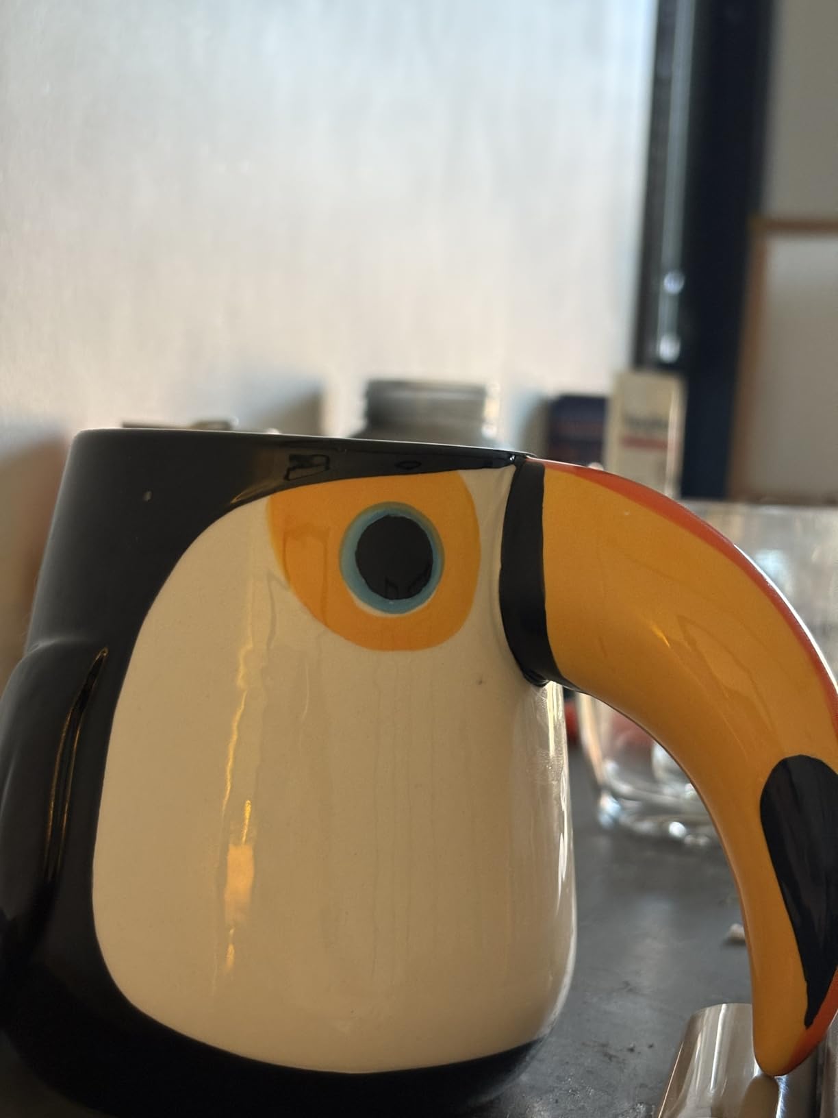 Thumbs Up UK - Fun Novelty Narwhal Ceramic Mug with Handle - Perfect for Home and Office - 10 fl. Oz customer photo 2