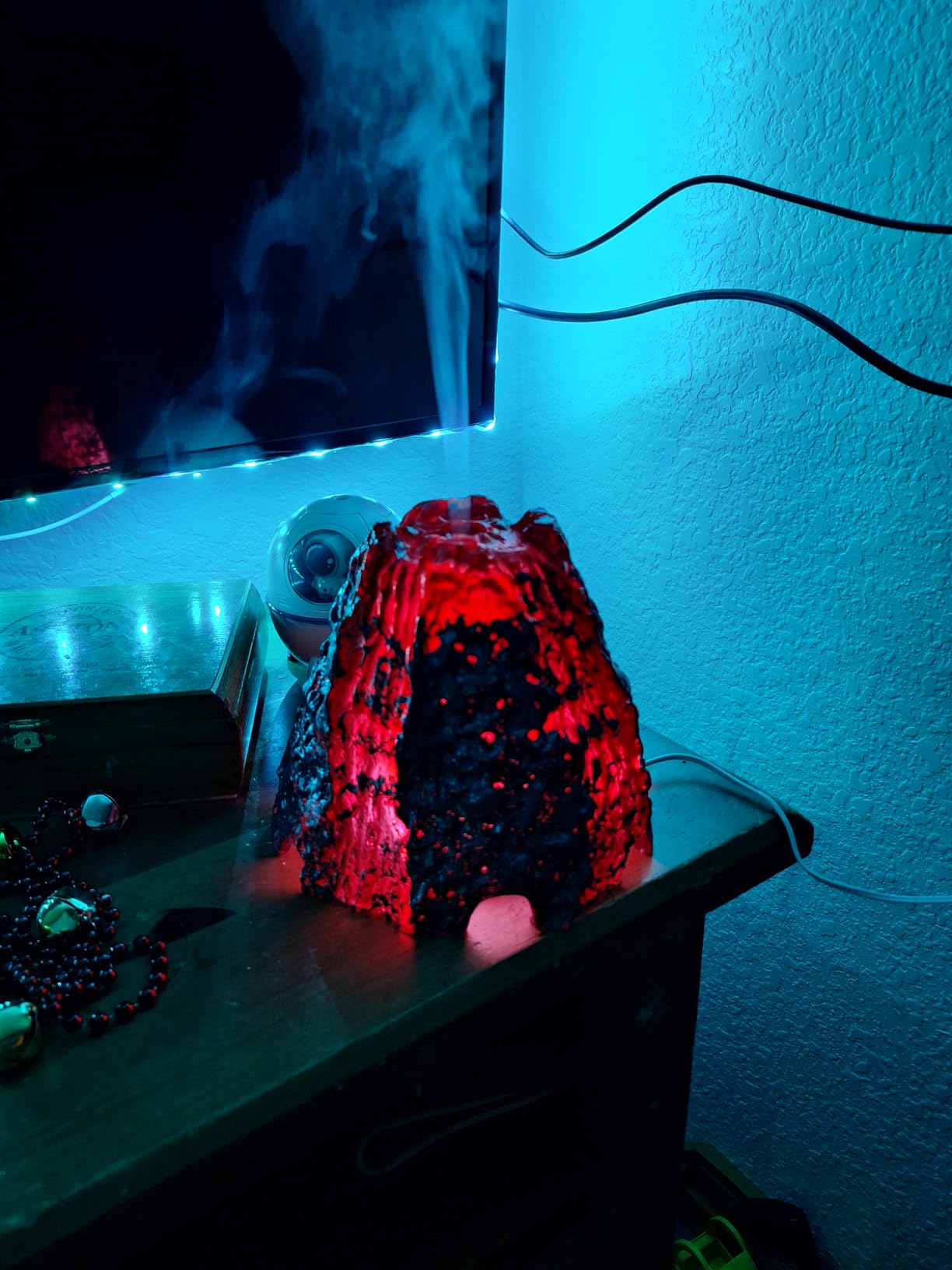 Volcano Ultrasonic Essential Oil Aromatherapy Diffuser Gifts for Boys Girls Women Men Kids Home Room Decor Living Room Office Night Light for Bedroom customer photo 2