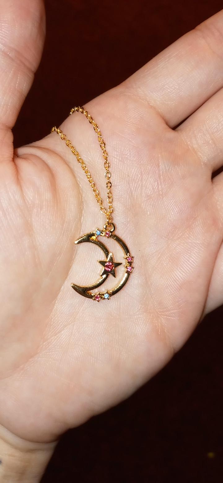 Nine Planets Necklace for Women Sailor Moon Guardian Star Necklace Cosplay Jewelry customer photo 1